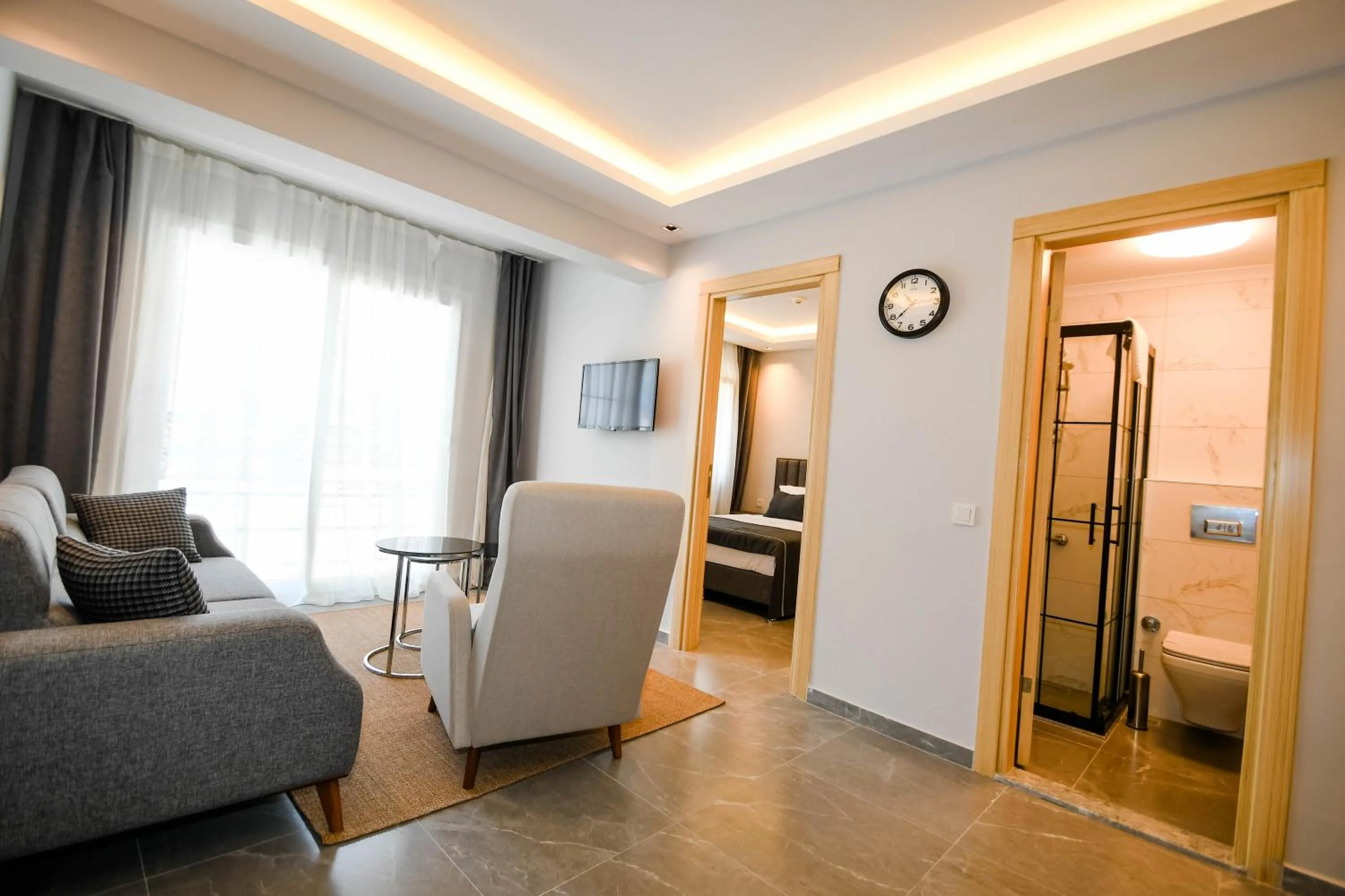 Living room in Swan Boutique Hotel