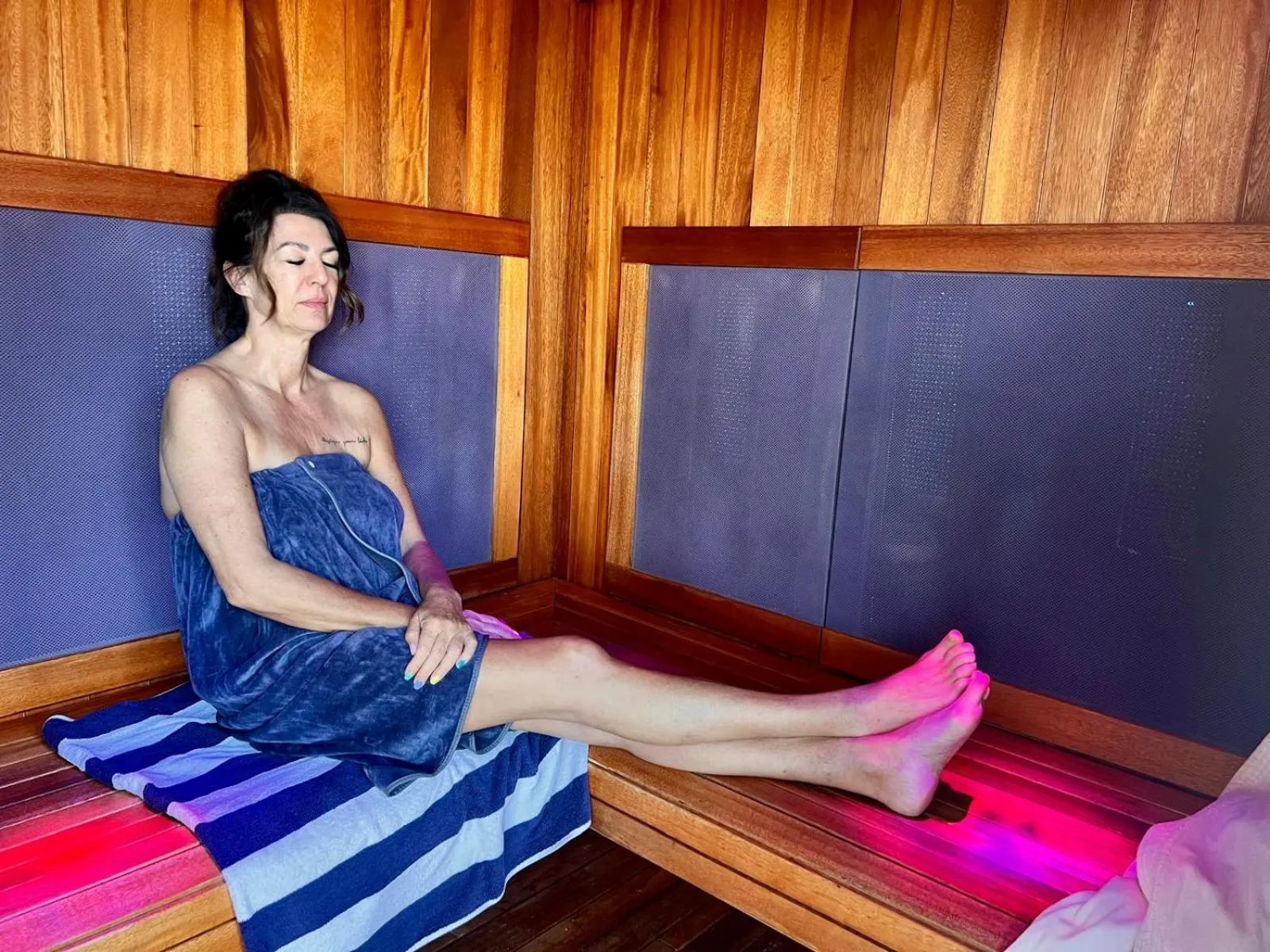 Sauna in Mahalo Accomodation