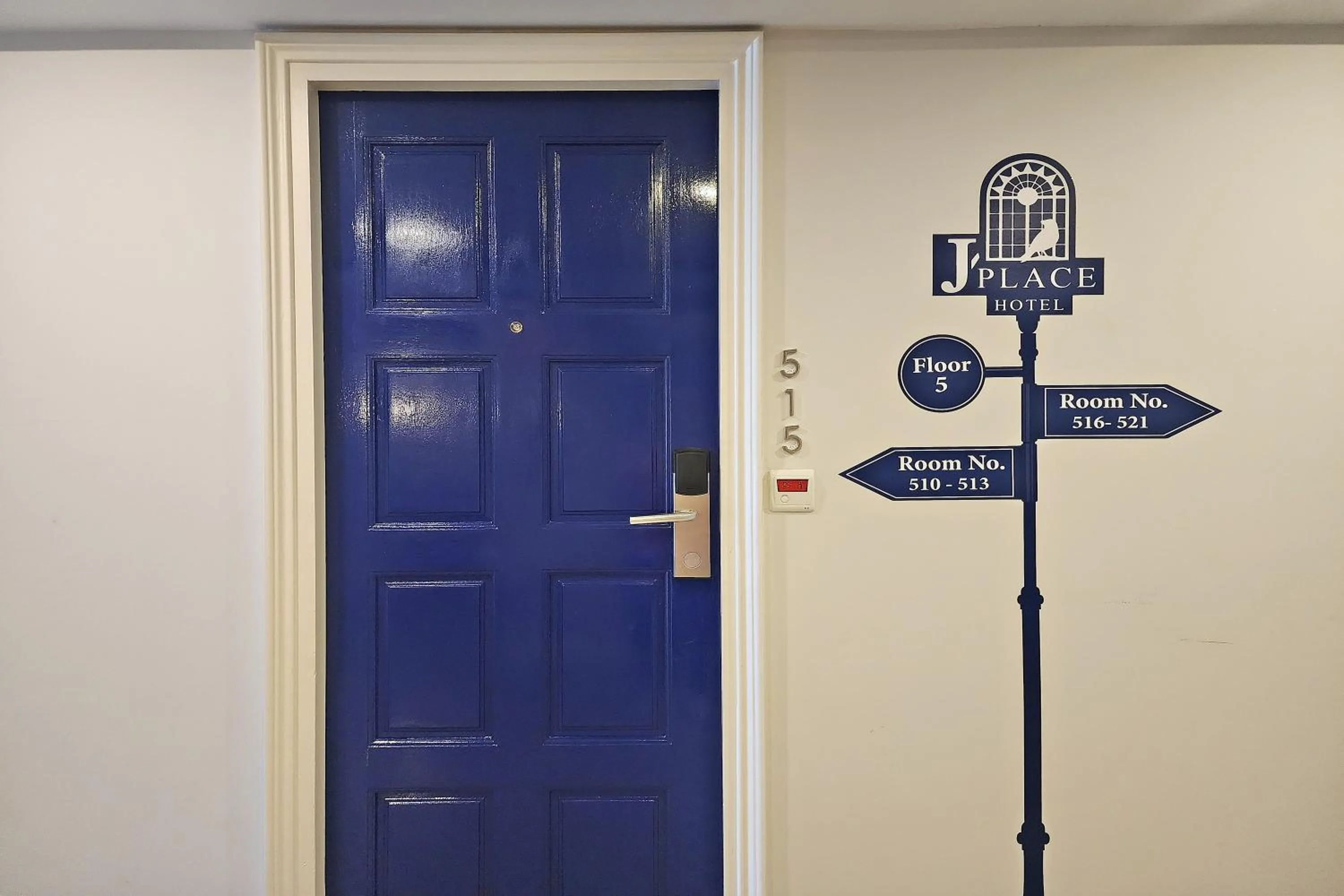 Logo/Certificate/Sign in J PLACE HOTEL