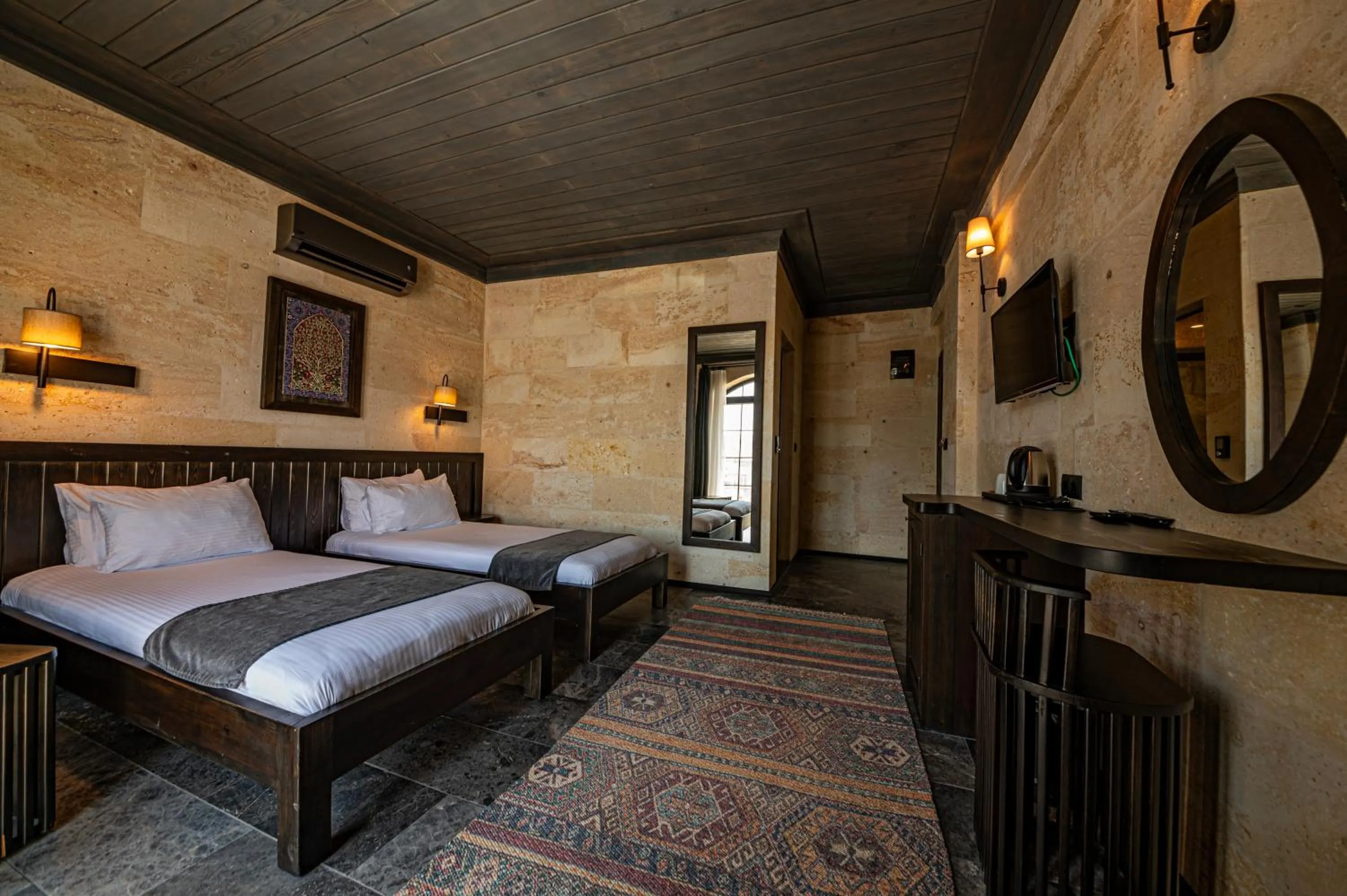 Bed in Perla Cappadocia