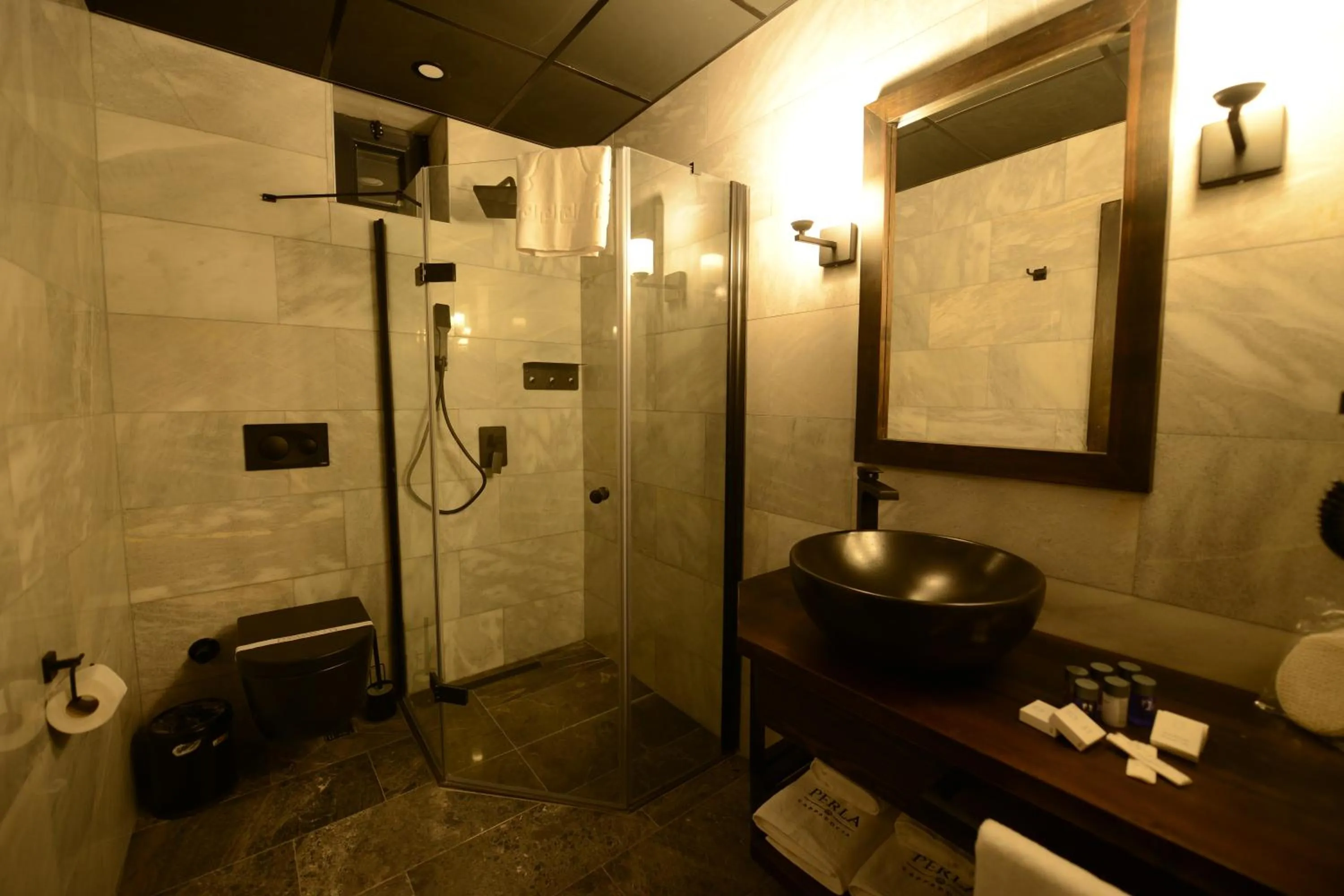 Shower in Perla Cappadocia