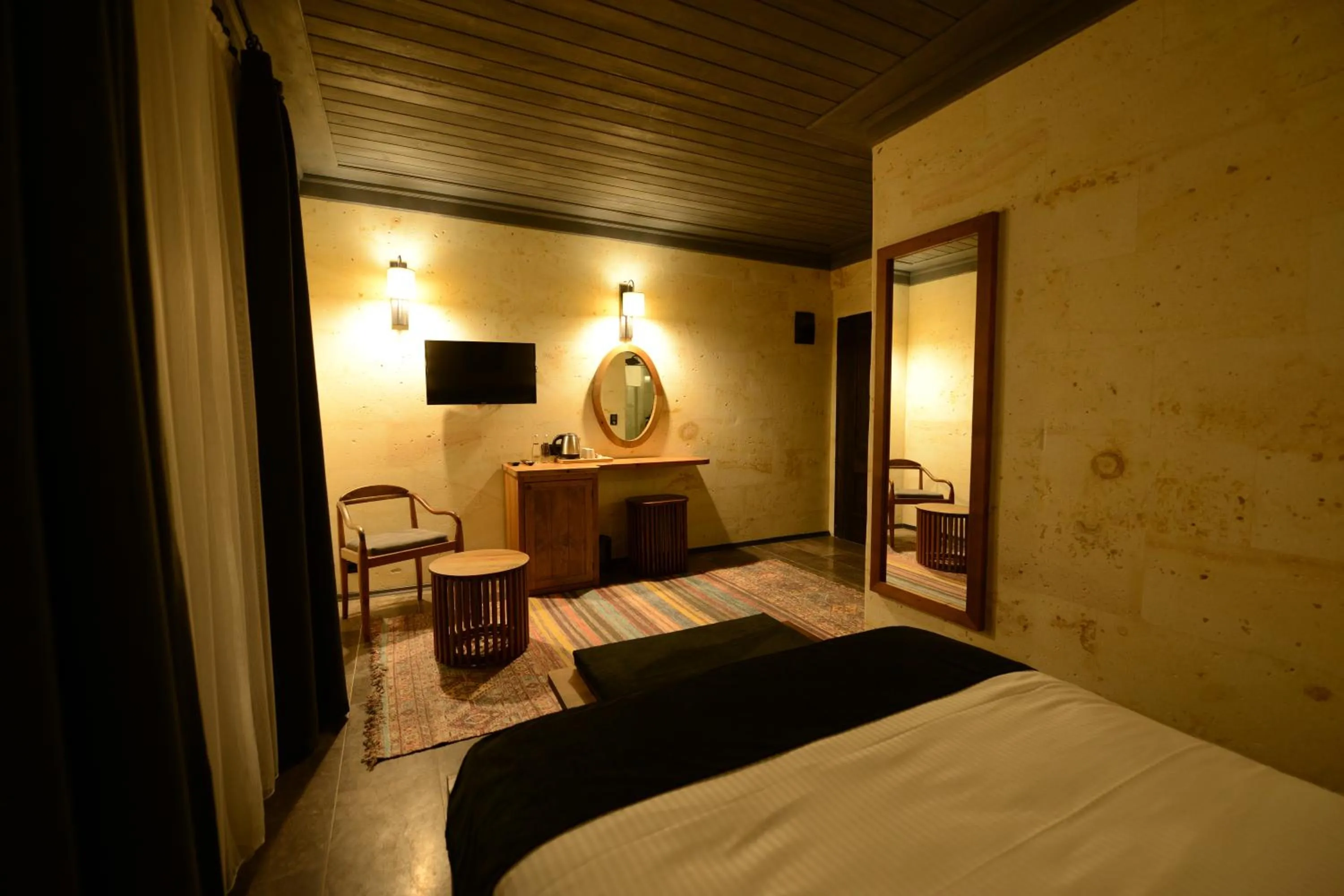 Bed in Perla Cappadocia