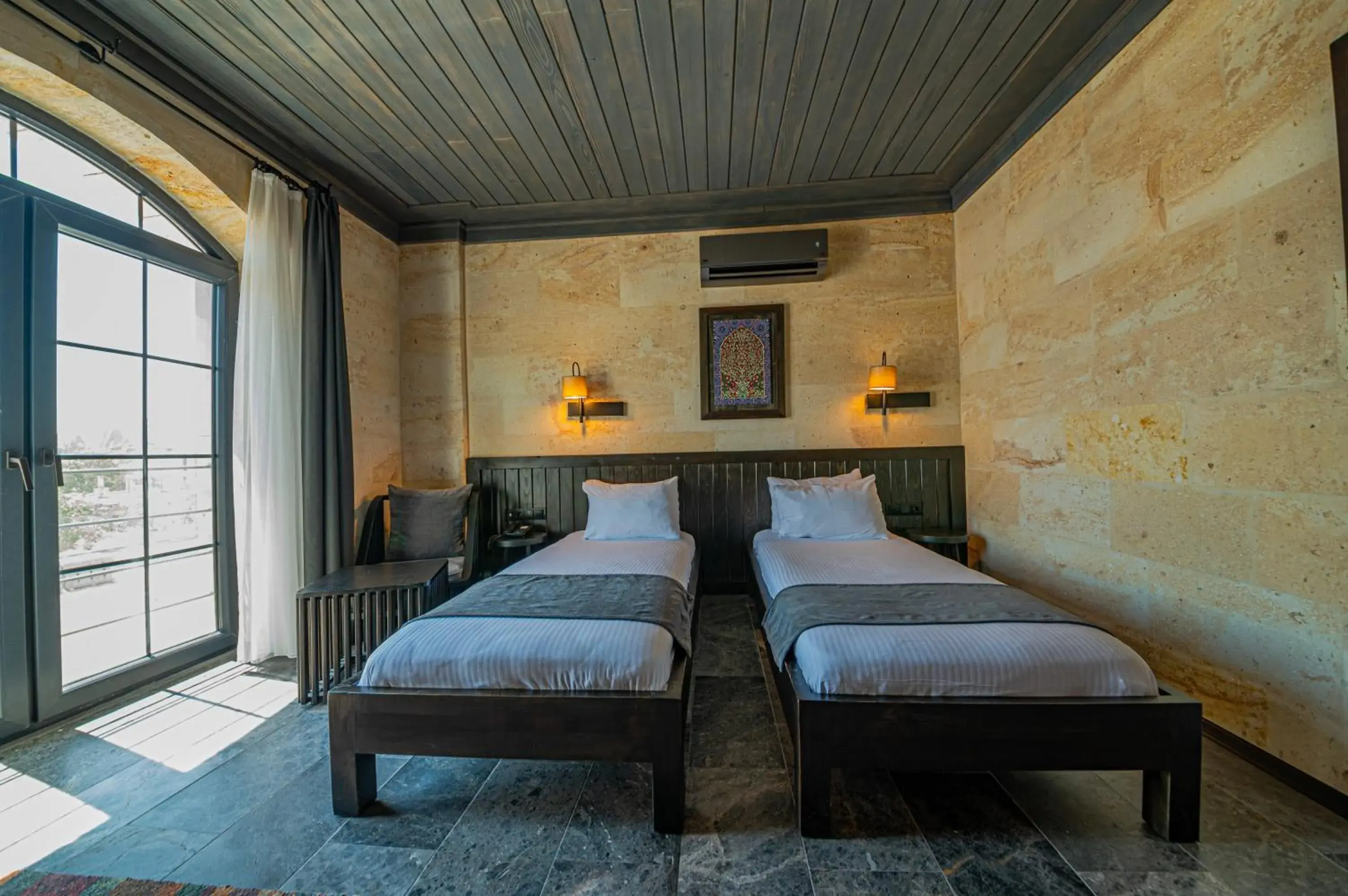 Deluxe Double or Twin Room with Mountain View in Perla Cappadocia Deluxe Double or Twin Room with Mountain View in Perla Cappadocia