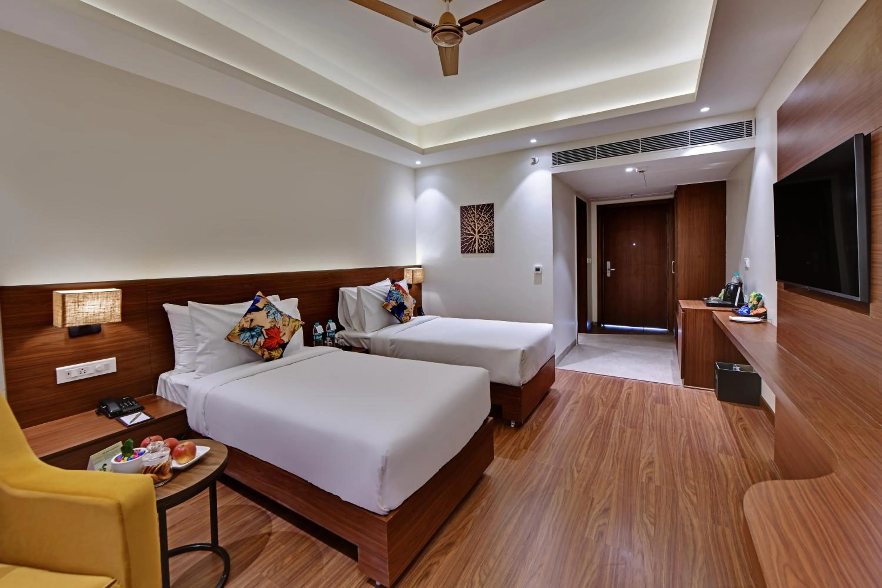 Bedroom, Bed in The Fern AN Ecotel Hotel, Alwar Sariska