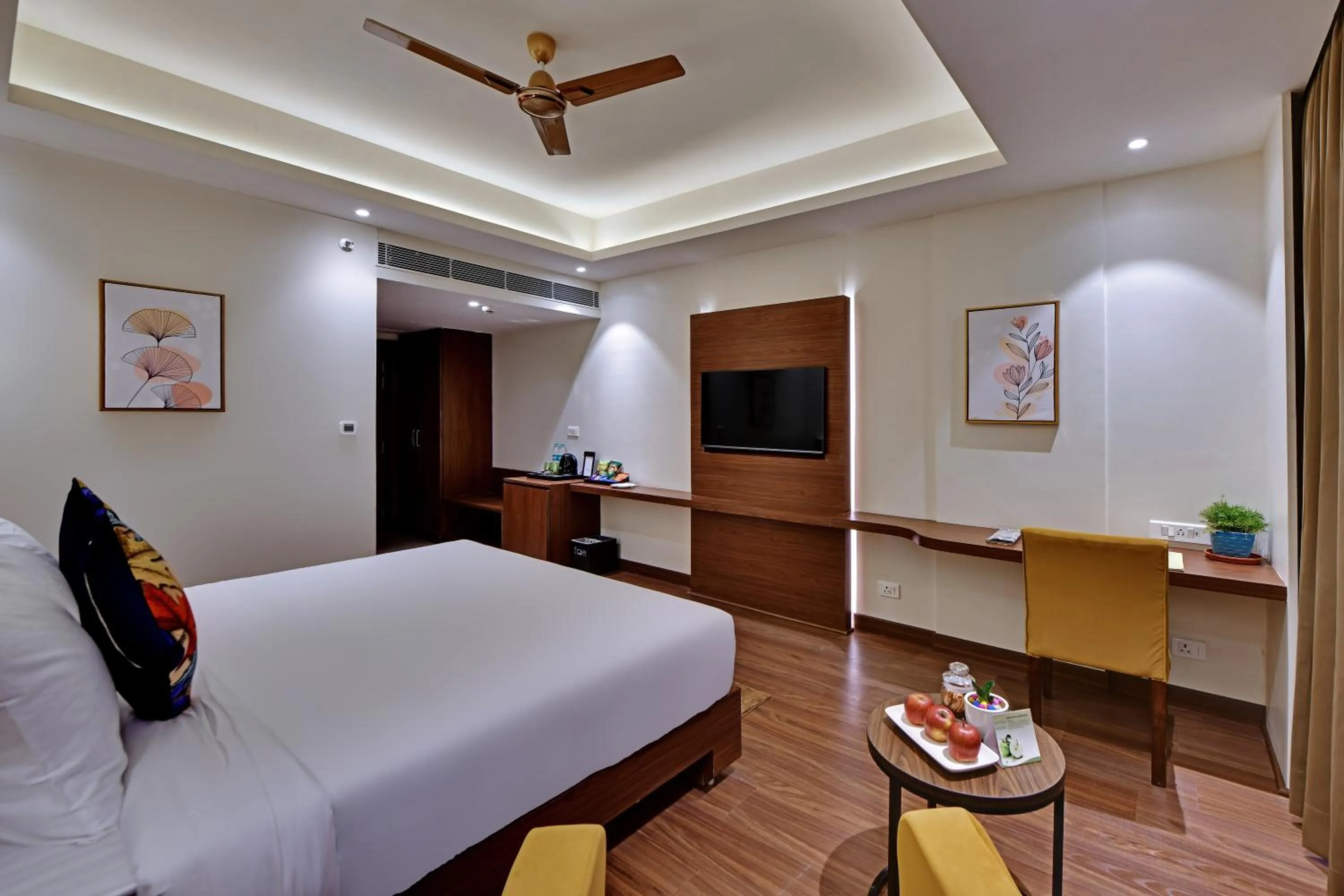 Bedroom, Bed in The Fern AN Ecotel Hotel, Alwar Sariska