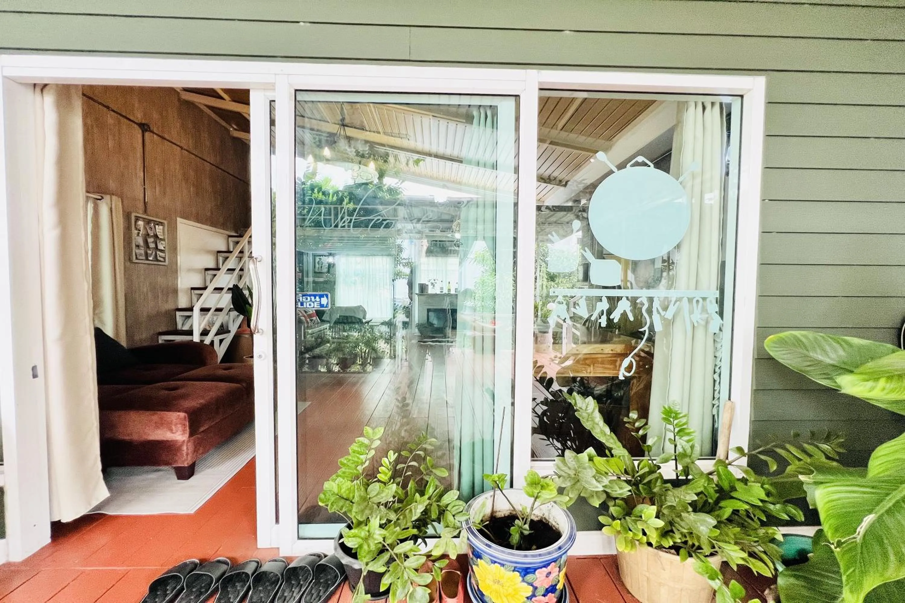 Balcony/Terrace in Bann Kam B&B