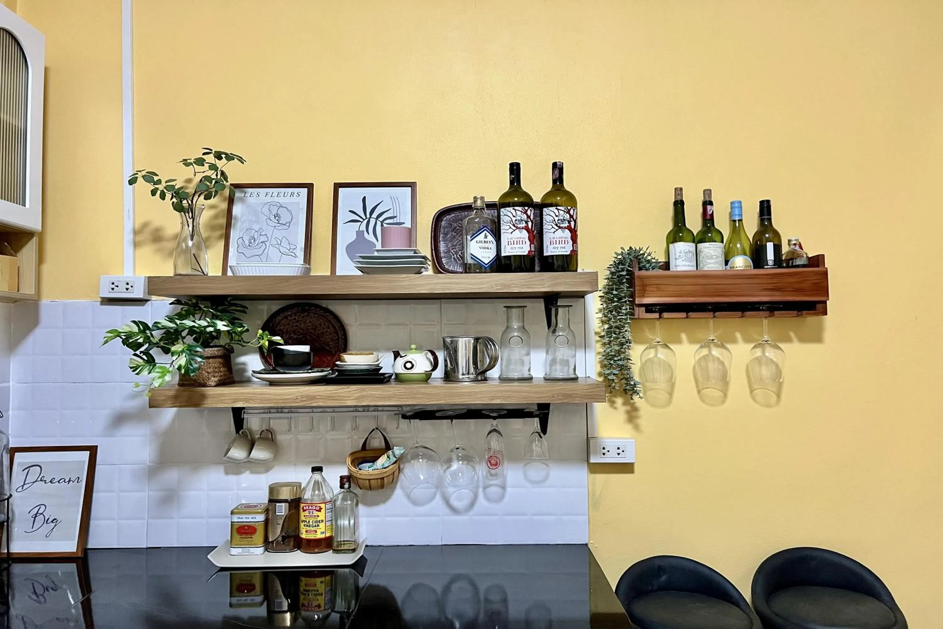 Kitchen or kitchenette in Bann Kam B&B