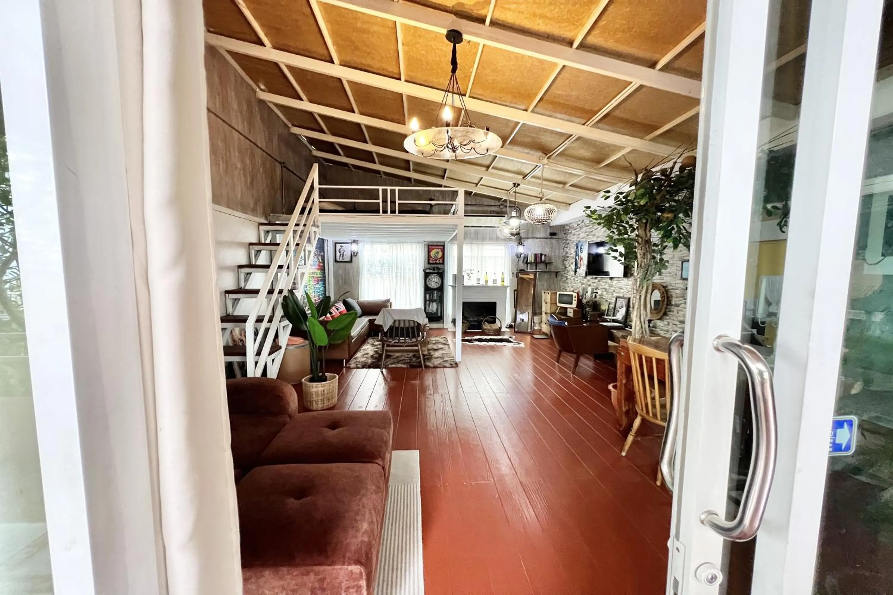 Living room in Bann Kam B&B