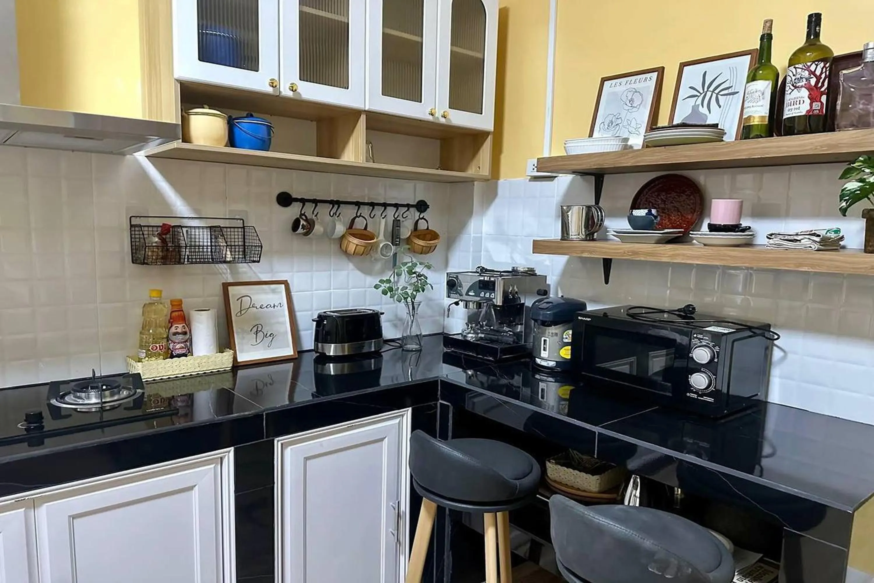 Kitchen or kitchenette in Bann Kam B&B