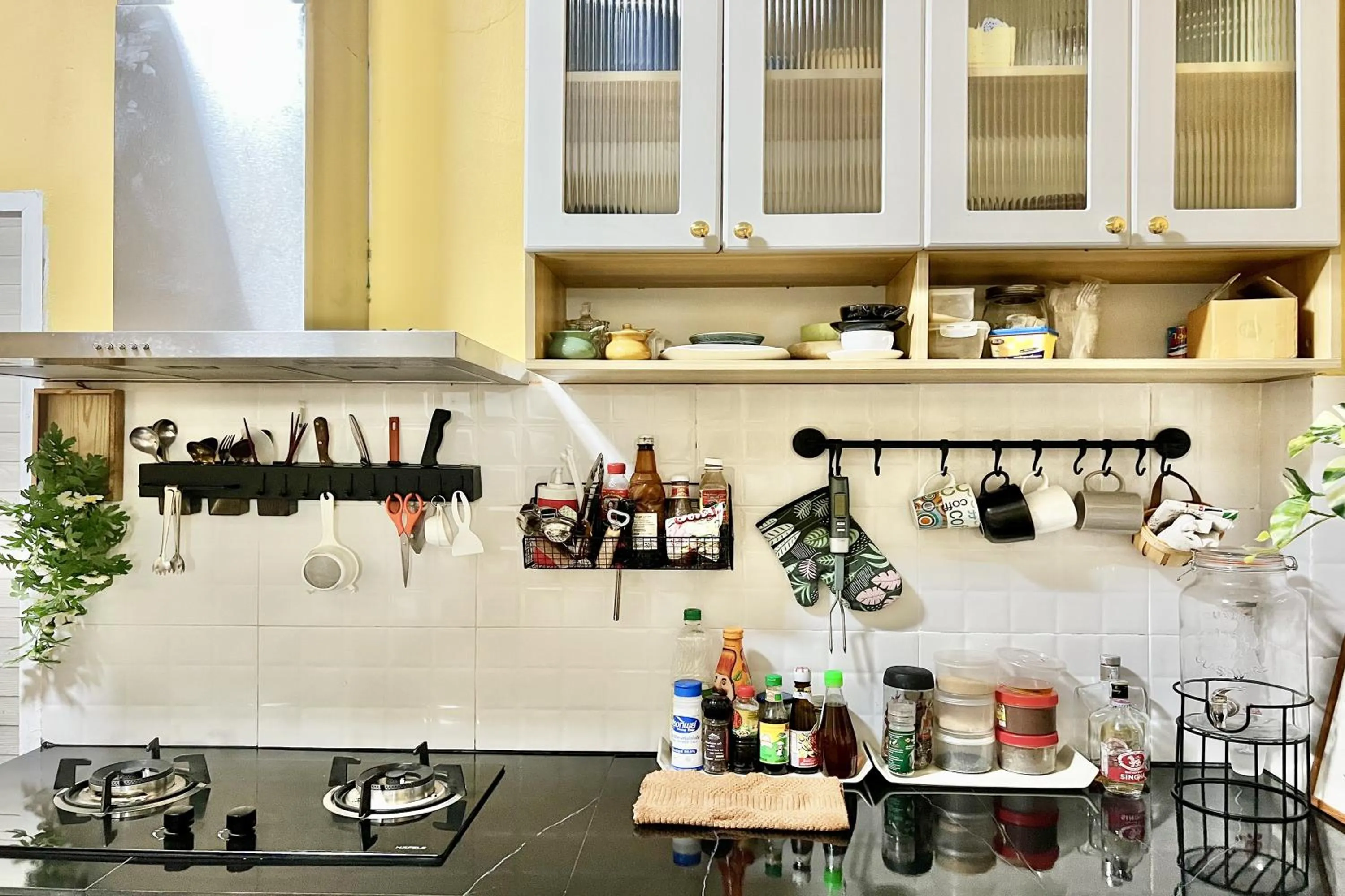 Kitchen or kitchenette in Bann Kam B&B