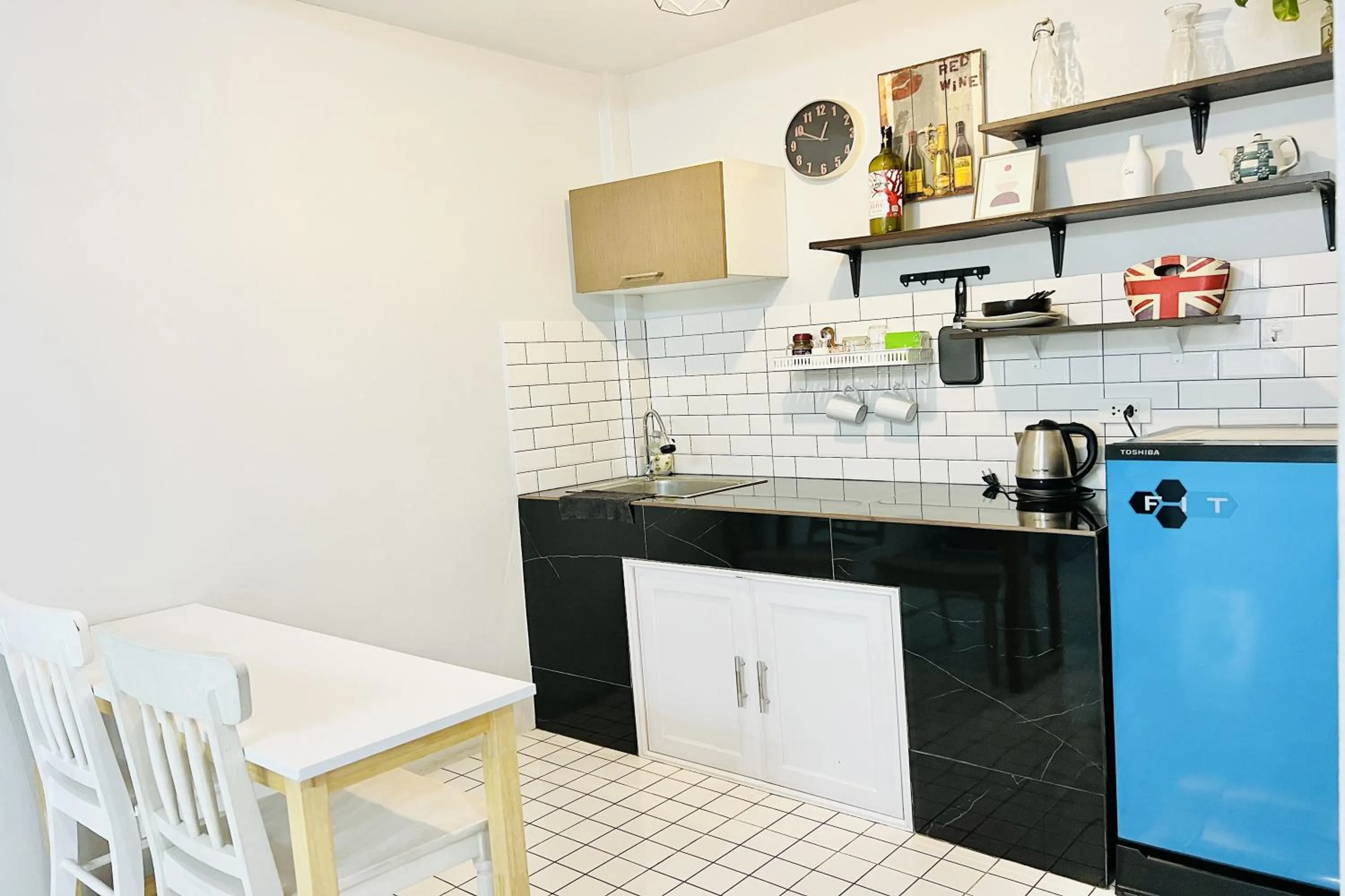 Kitchen or kitchenette in Bann Kam B&B