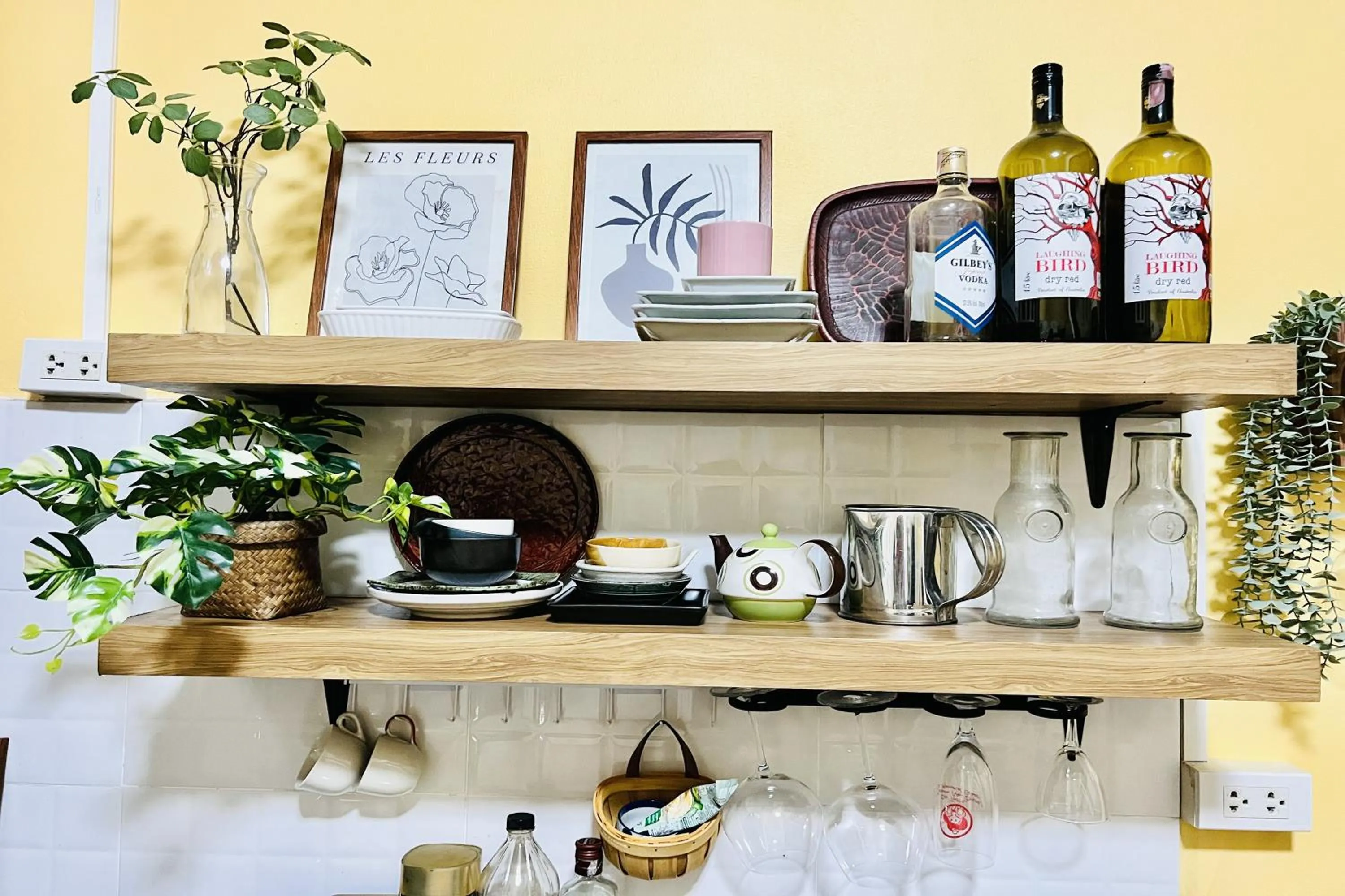 Kitchen or kitchenette in Bann Kam B&B