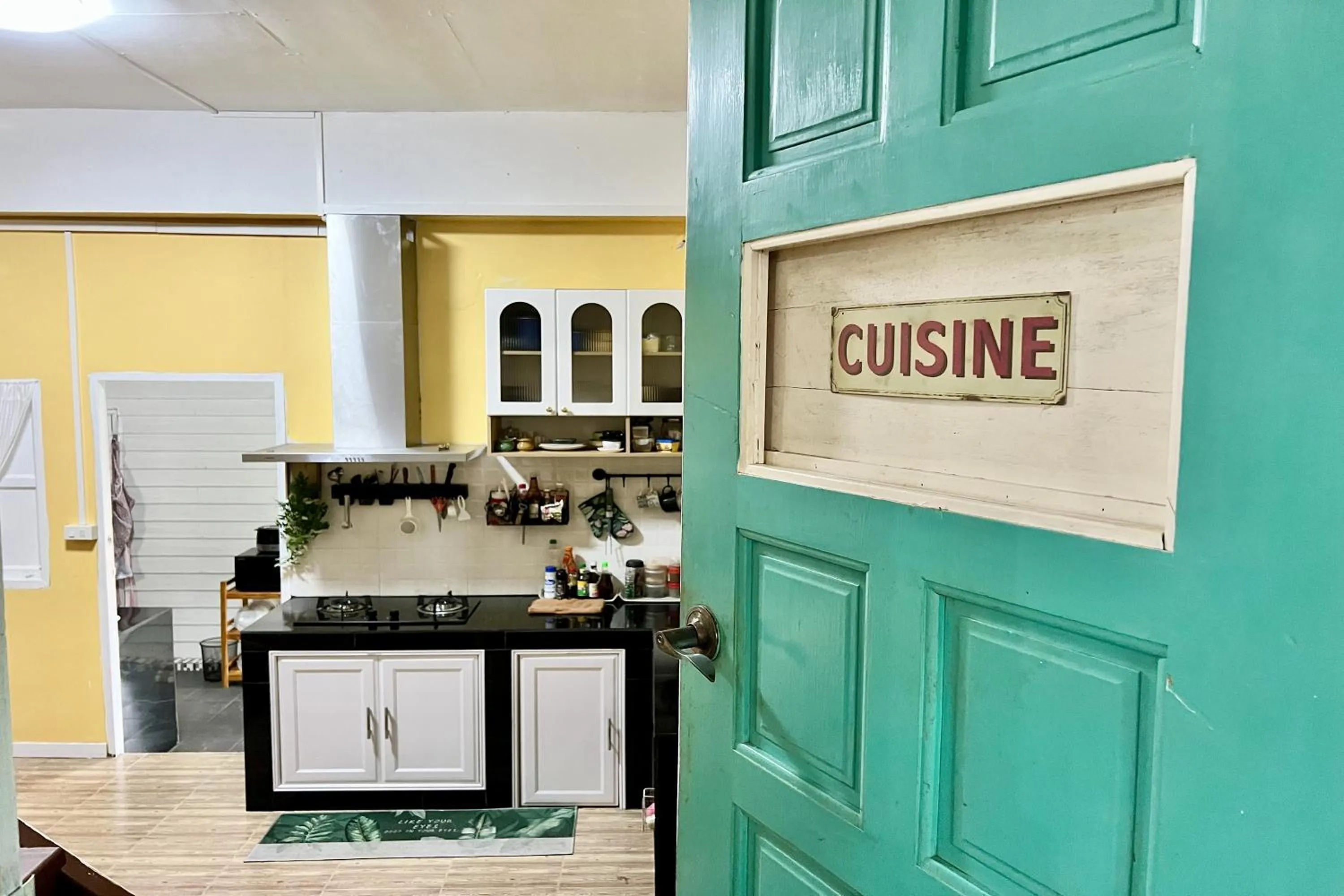 Kitchen or kitchenette in Bann Kam B&B