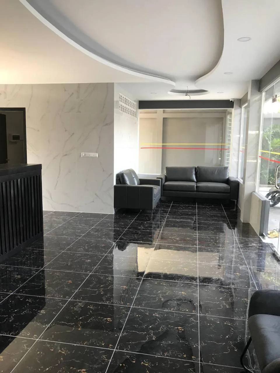 Seating area in Hotel Chom Chao City