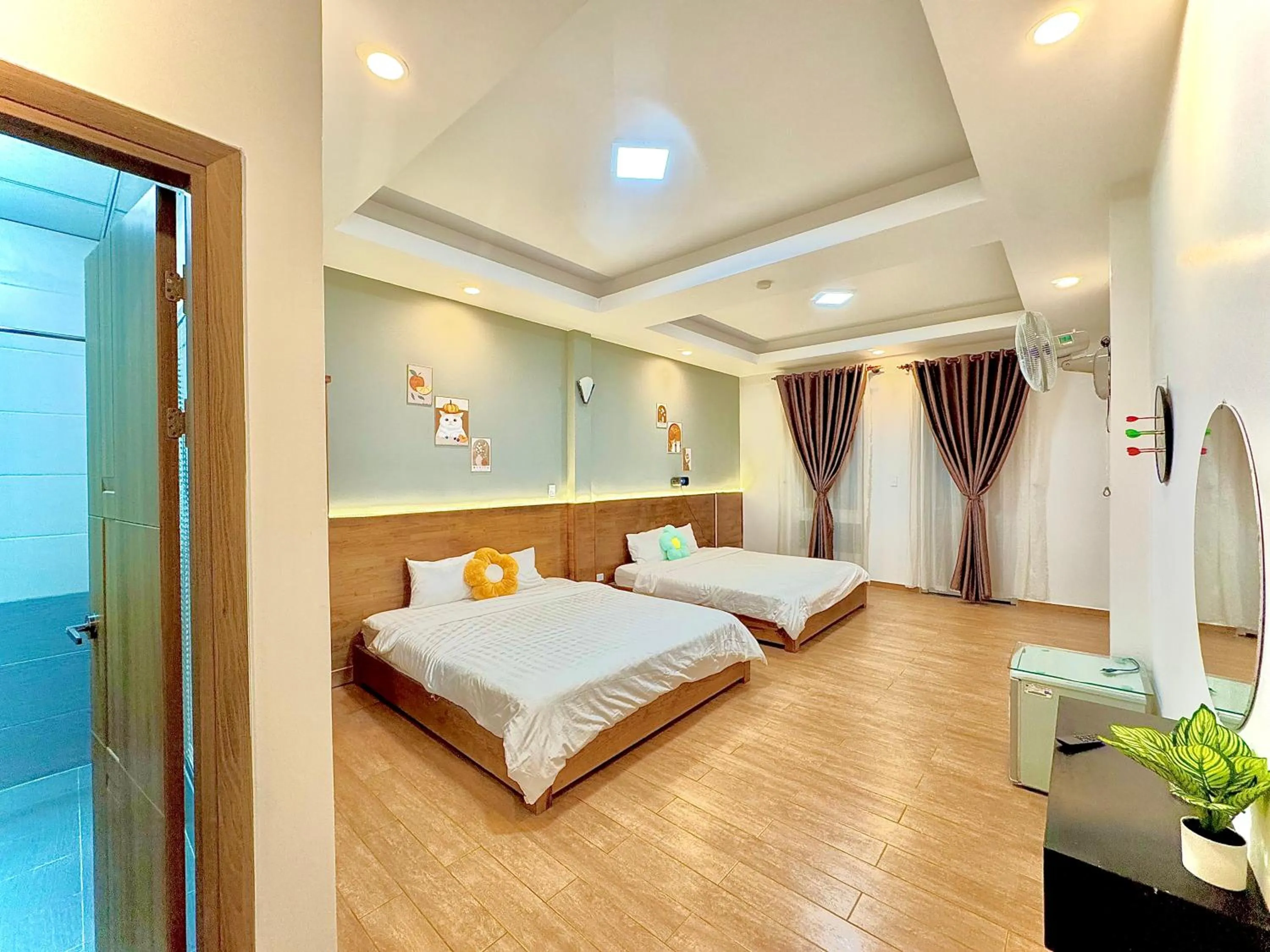 Bed in Quang Minh Dalat Hotel