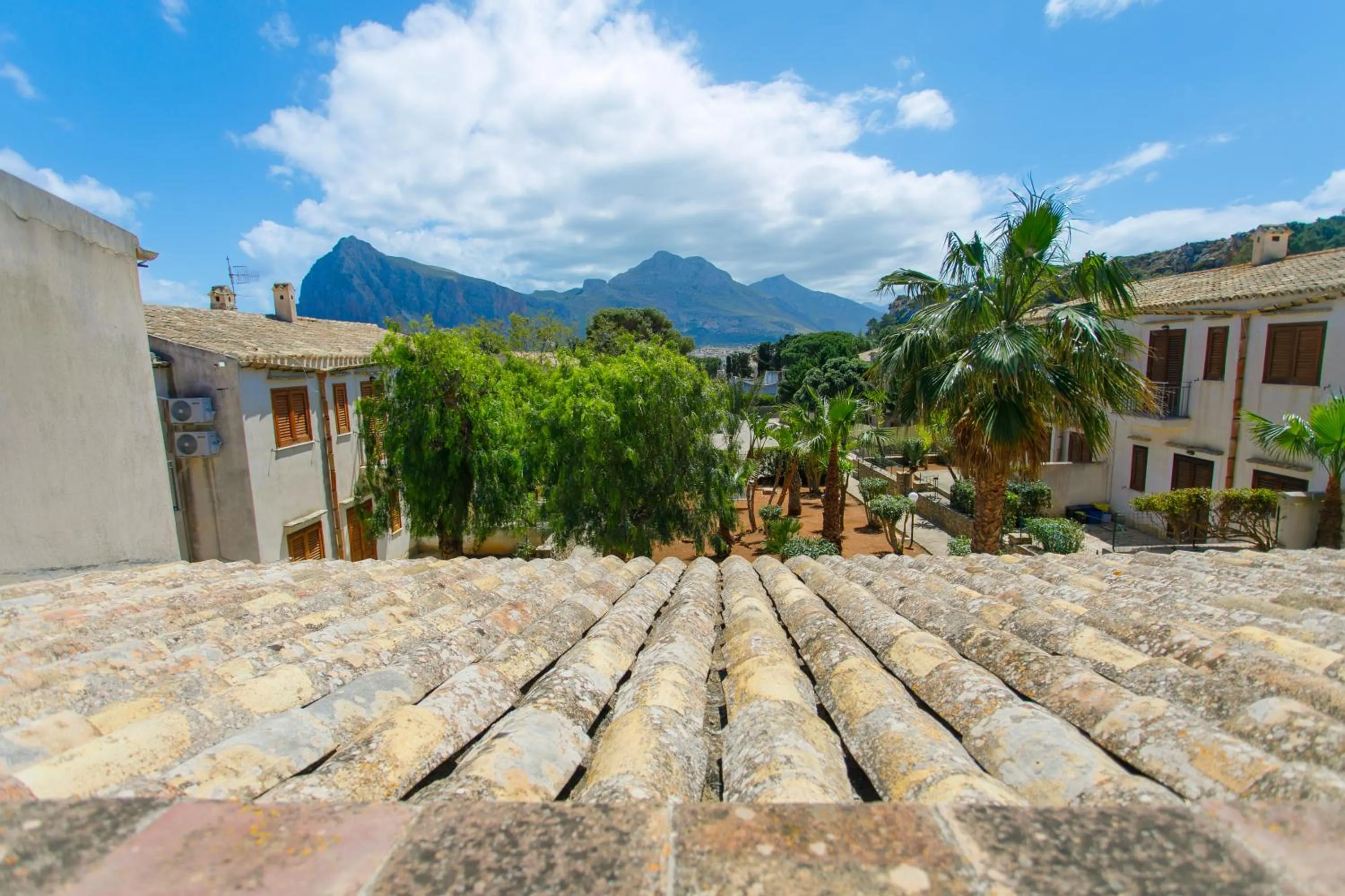 Garden view in SanVitoTour- Residence Il Baglio