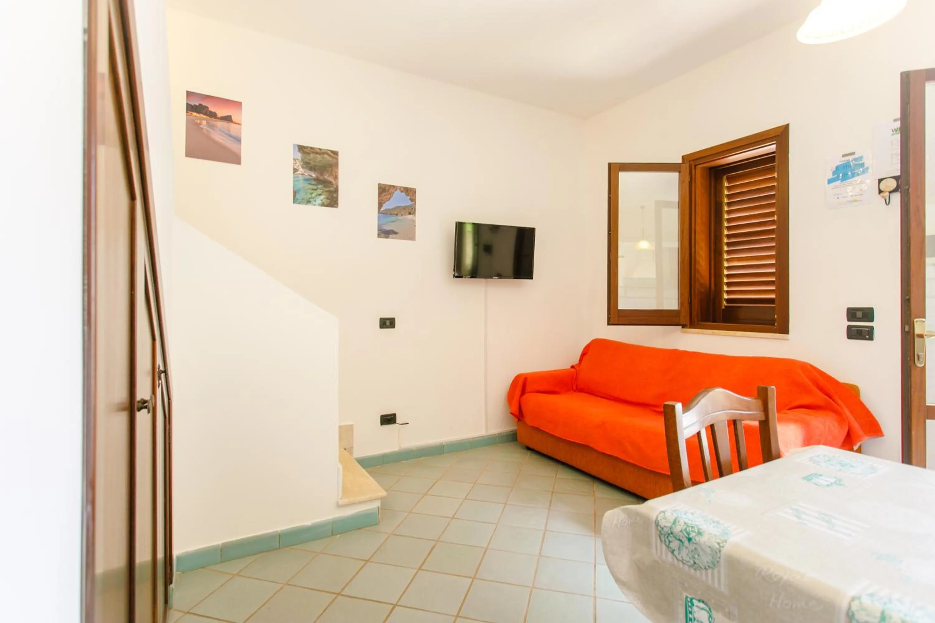 Living room, Bed in SanVitoTour- Residence Il Baglio