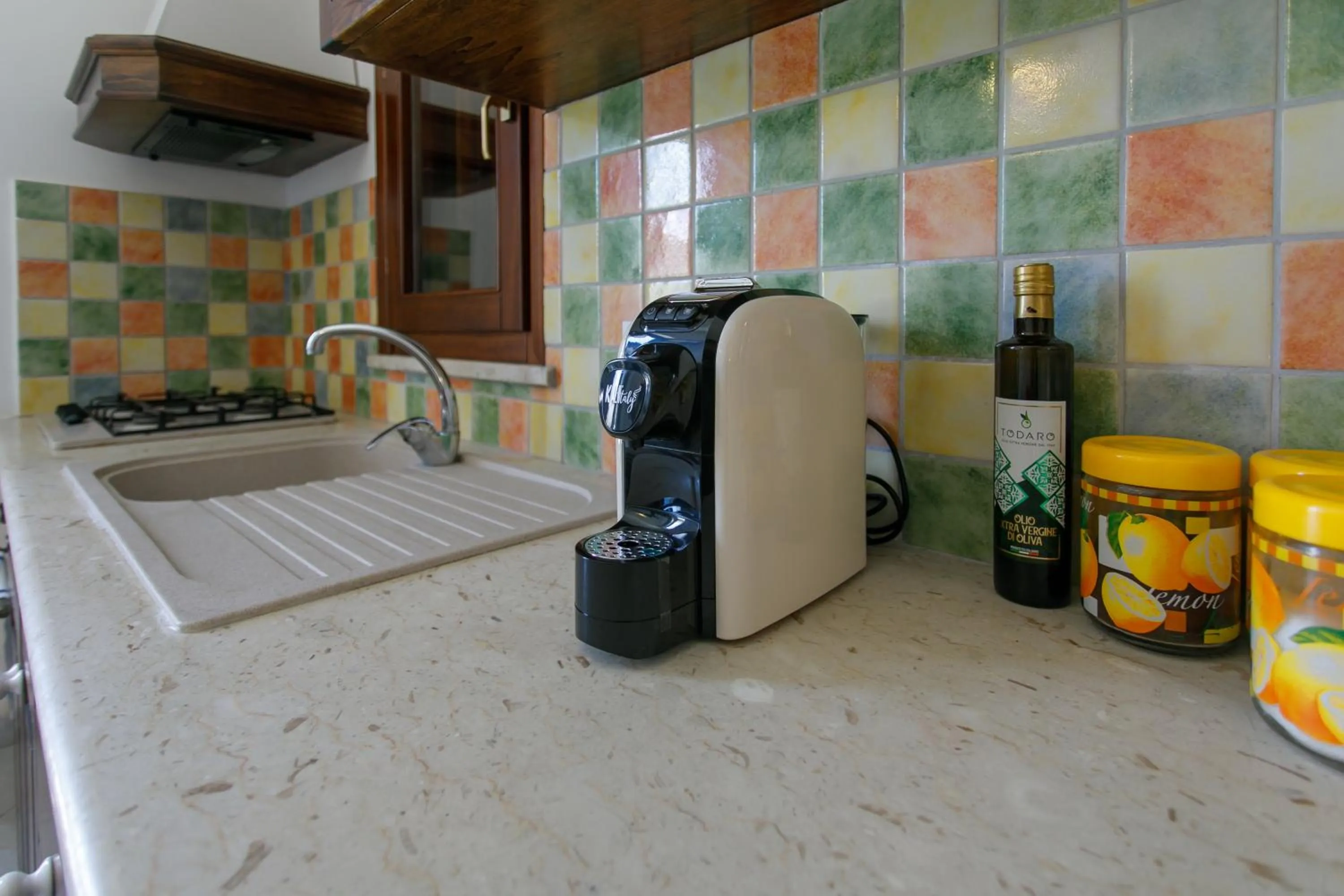 kitchen in SanVitoTour- Residence Il Baglio