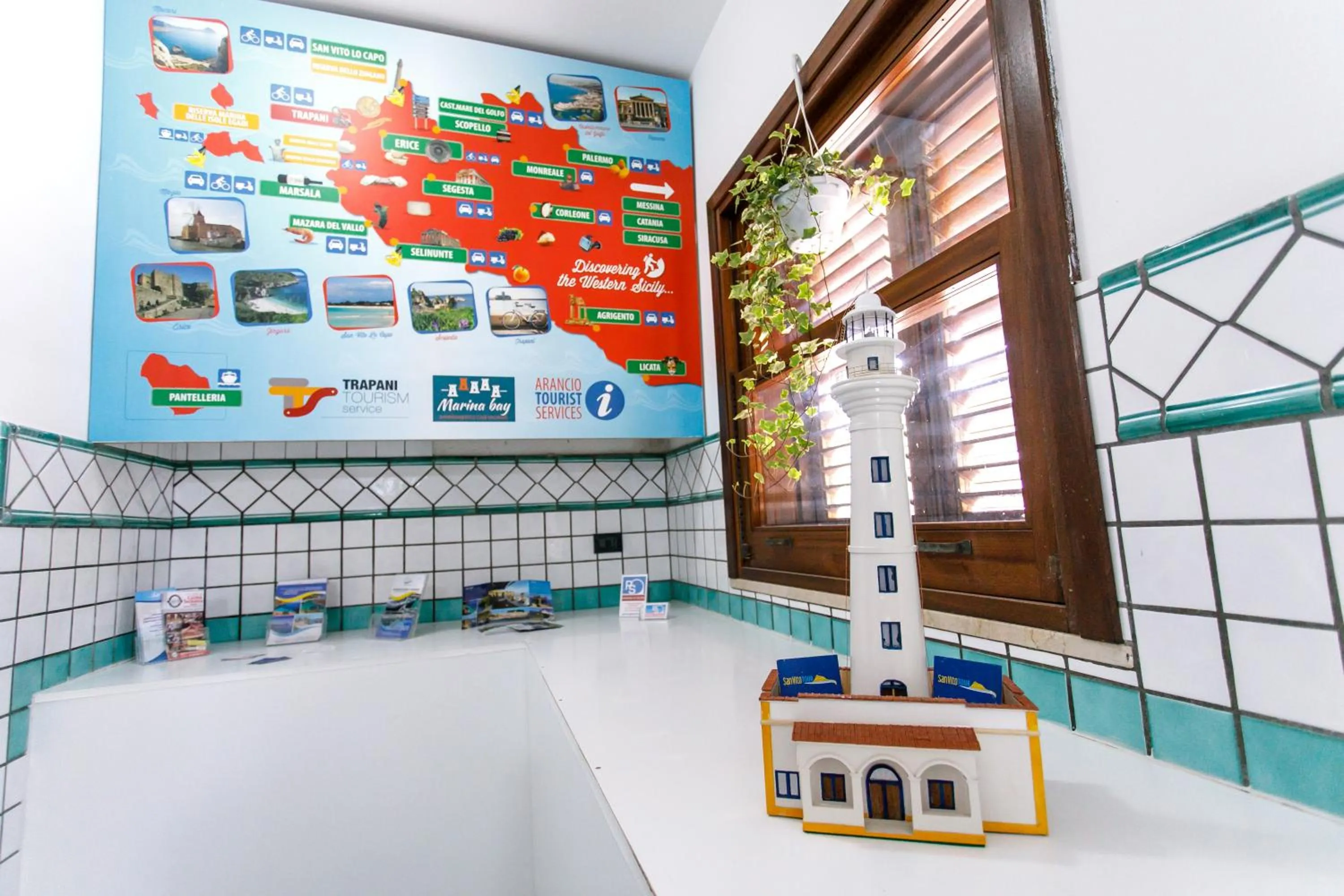 Lobby or reception in SanVitoTour- Residence Il Baglio