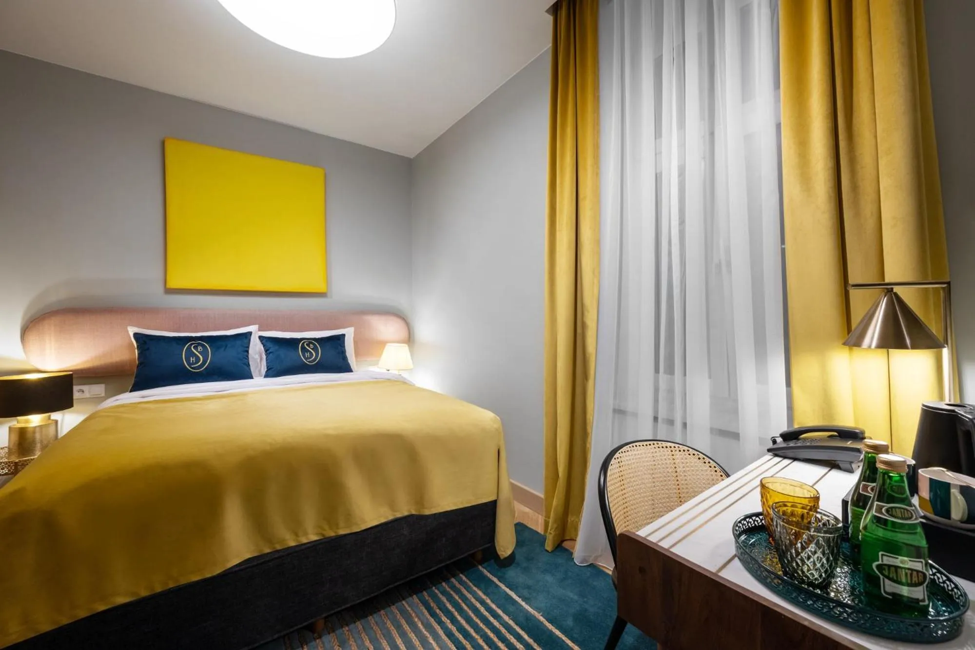 Bed in Sava Boutique Hotel