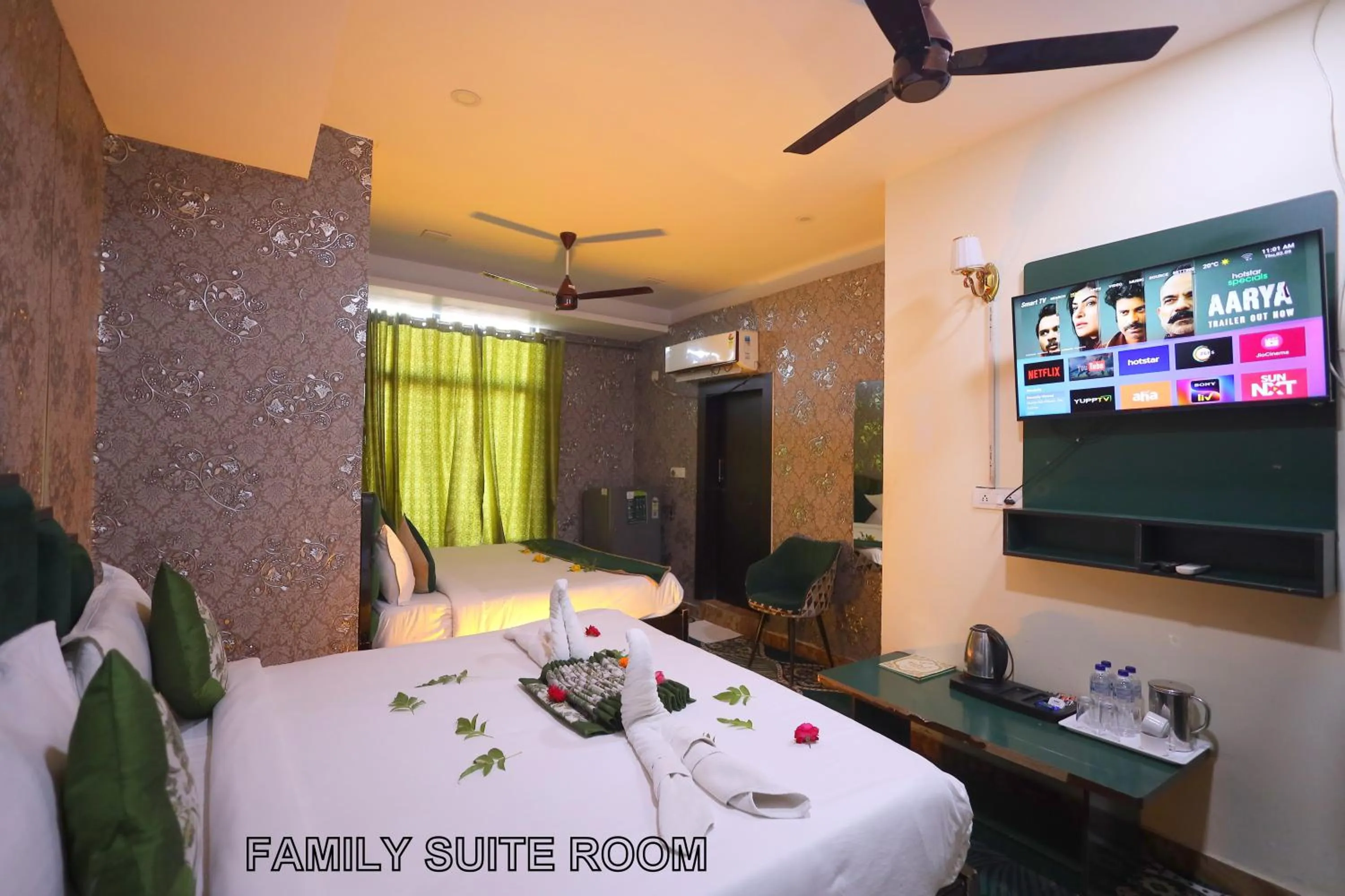 Bed in Tulsi Garden- Near Prem Mandir Vrindavan