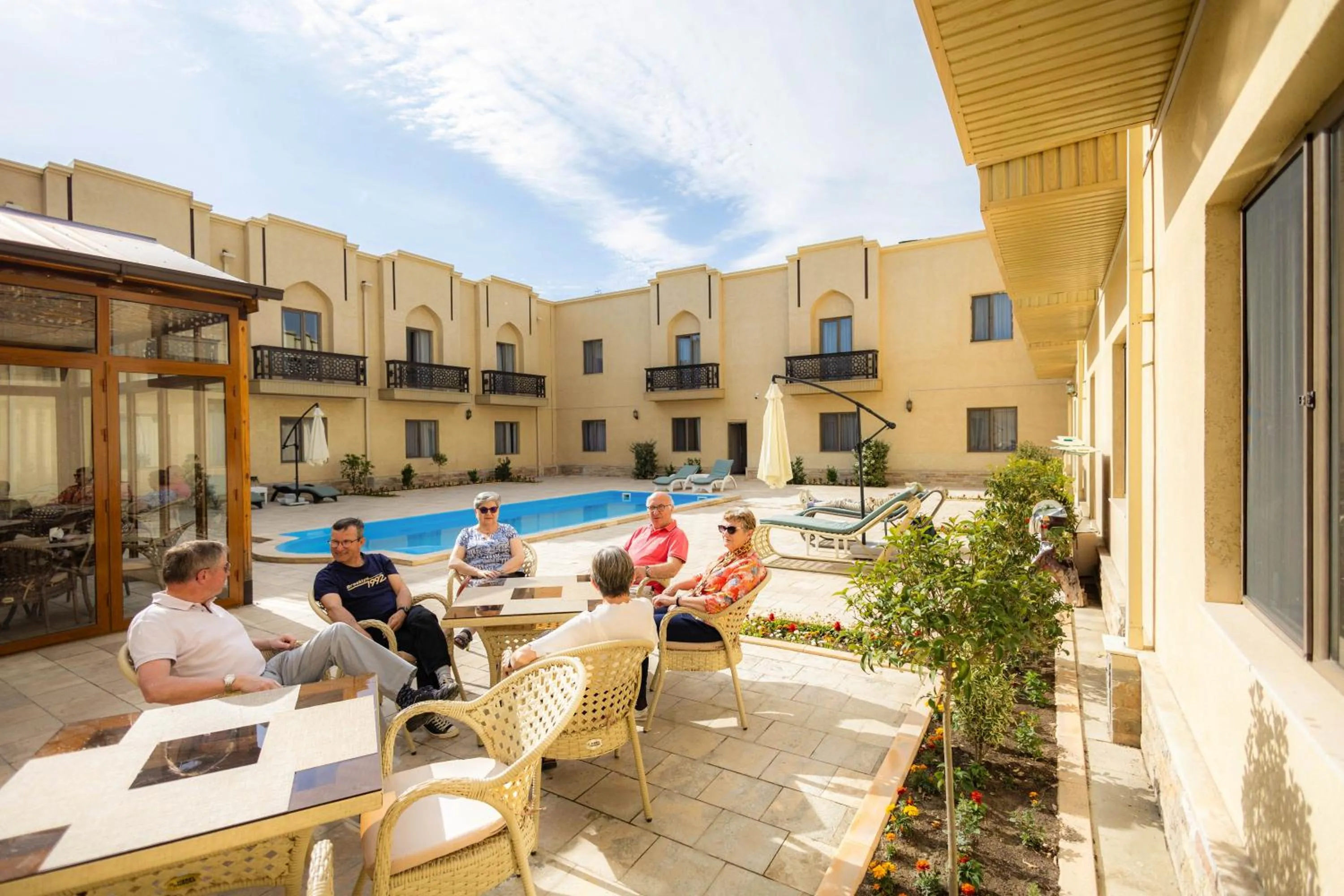 Property building in Khan Hotel Samarkand