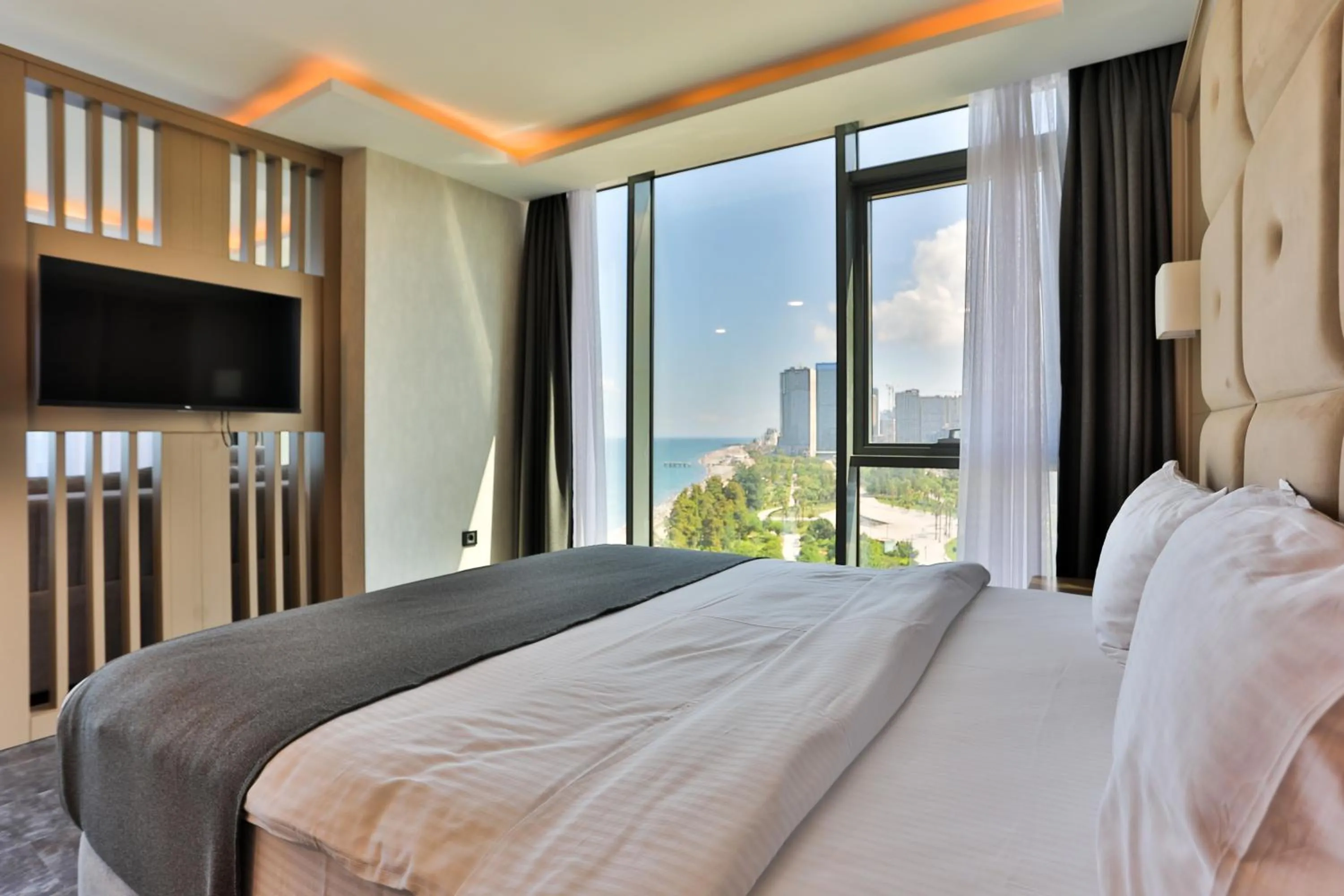 Sea view, Bed in Batumi View Luxury