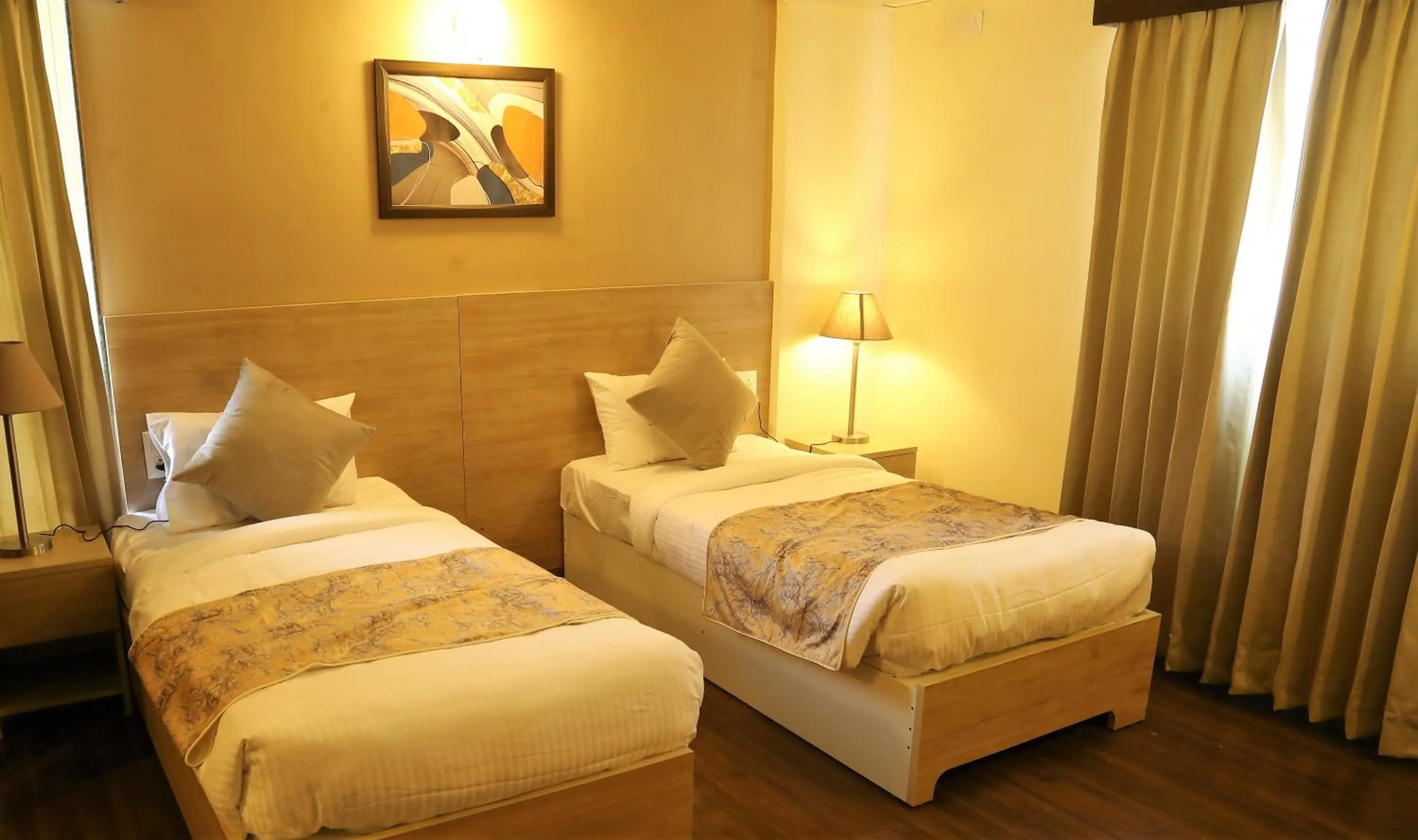 Bedroom, Bed in Starlit Suites Shirdi