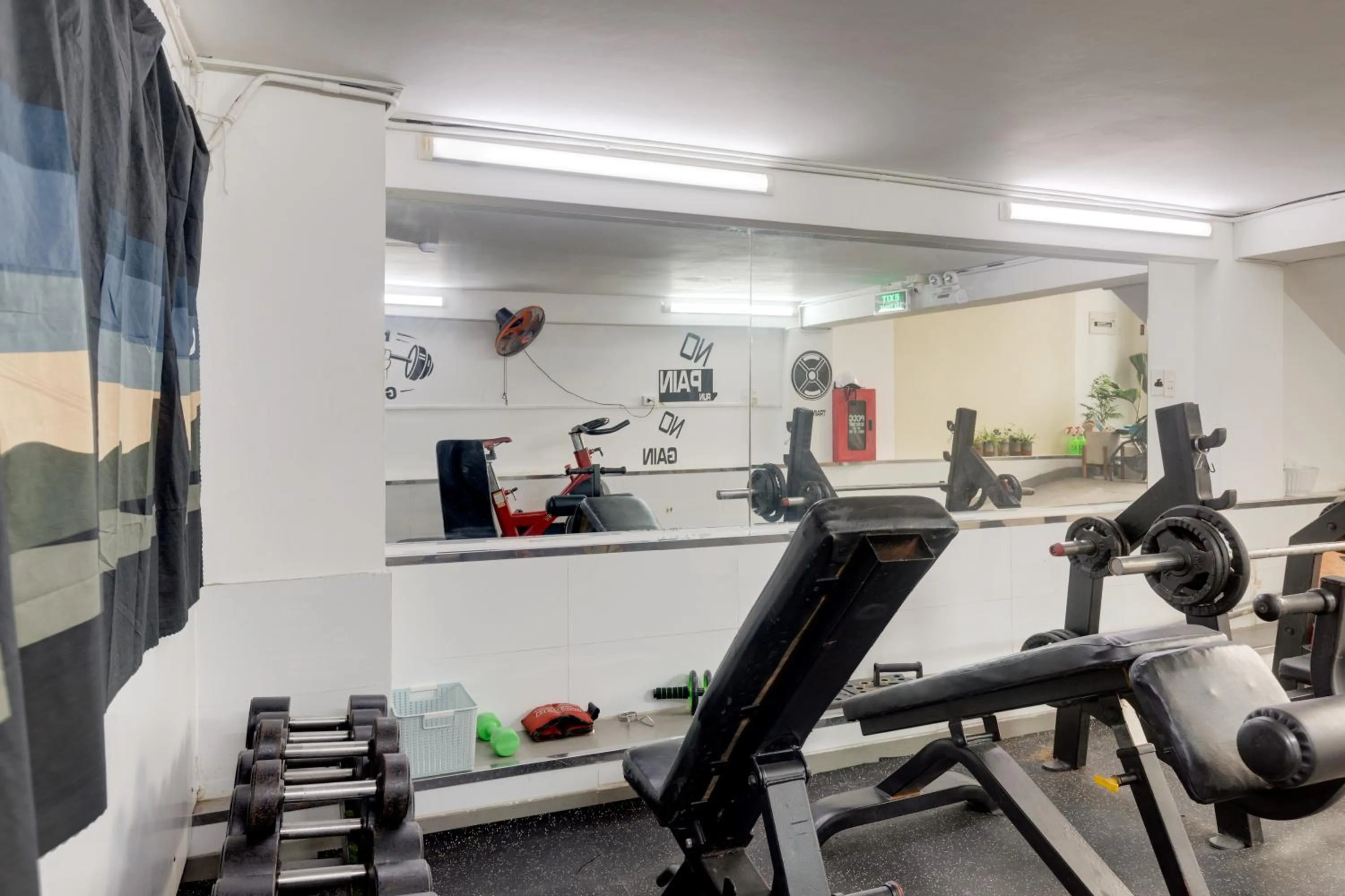 Fitness centre/facilities in Saigon Authentic Hostel - Local Vibes, City Tours, Cooking Dinner, Evening Streetfood, Free Menu Breakfast, Gym & Rooftop