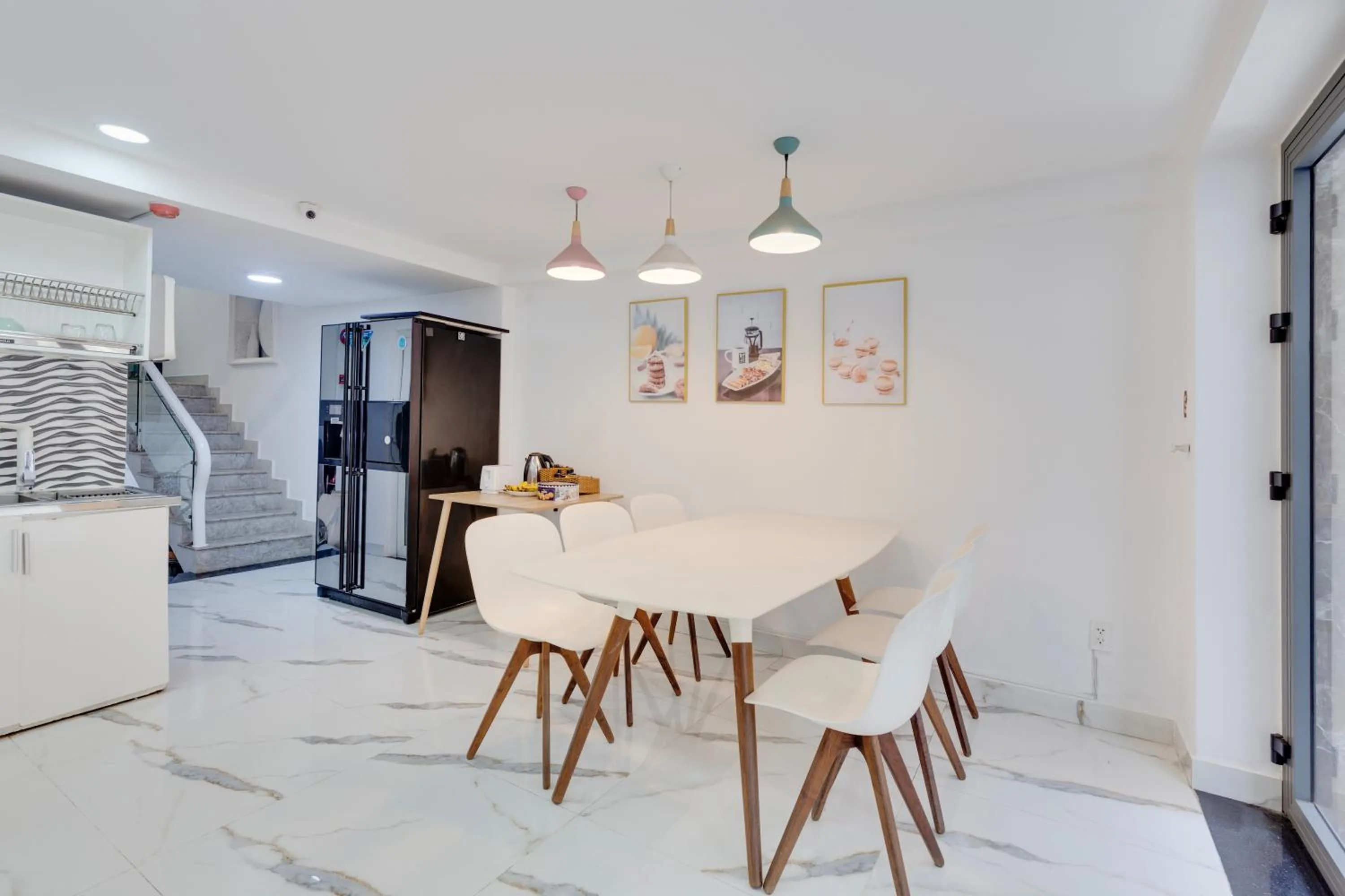 Kitchen or kitchenette in Saigon Authentic Hostel - Local Vibes, City Tours, Cooking Dinner, Evening Streetfood, Free Menu Breakfast, Gym & Rooftop