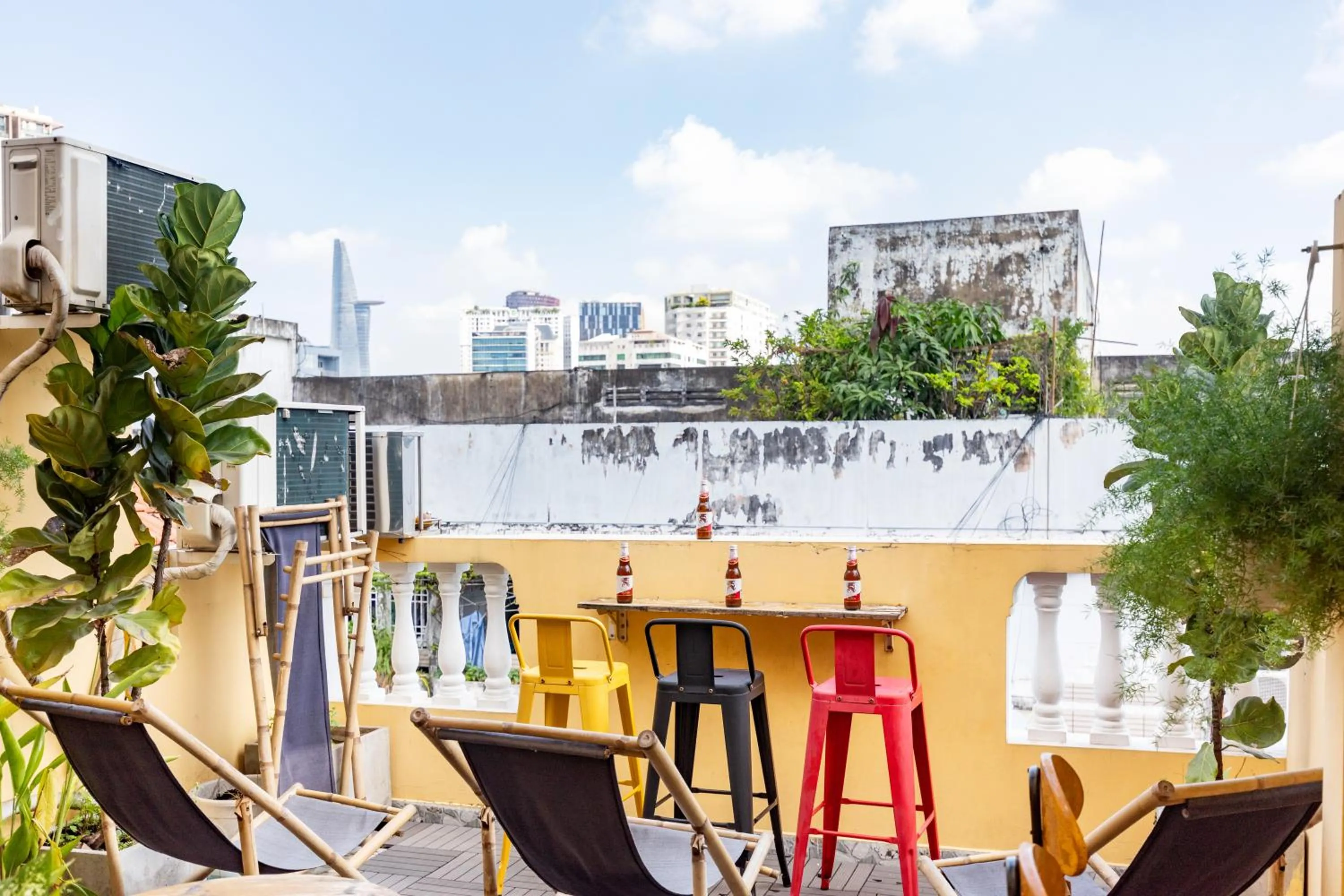 Property building in Saigon Authentic Hostel - Local Vibes, City Tours, Cooking Dinner, Evening Streetfood, Free Menu Breakfast, Gym & Rooftop