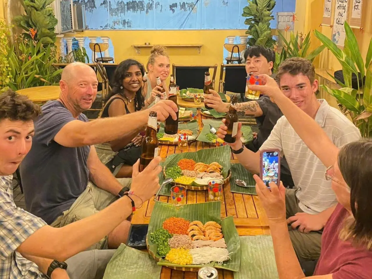 Food and drinks in Saigon Authentic Hostel - Local Vibes, City Tours, Cooking Dinner, Evening Streetfood, Free Menu Breakfast, Gym & Rooftop