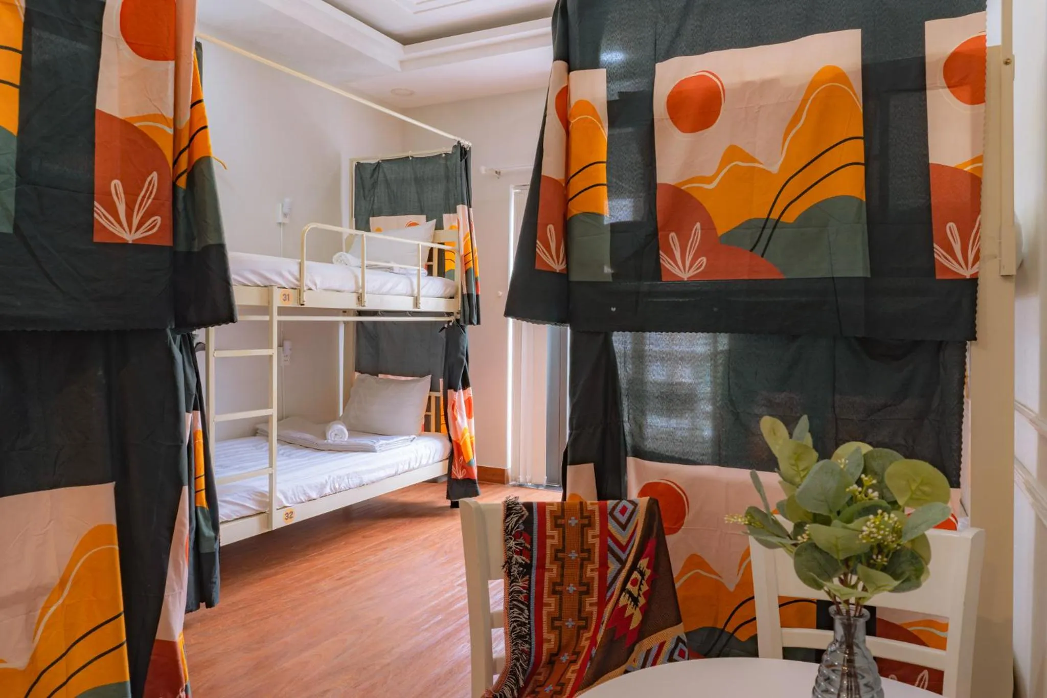 Seating area, Bed in Saigon Authentic Hostel - Local Vibes, City Tours, Cooking Dinner, Evening Streetfood, Free Menu Breakfast, Gym & Rooftop