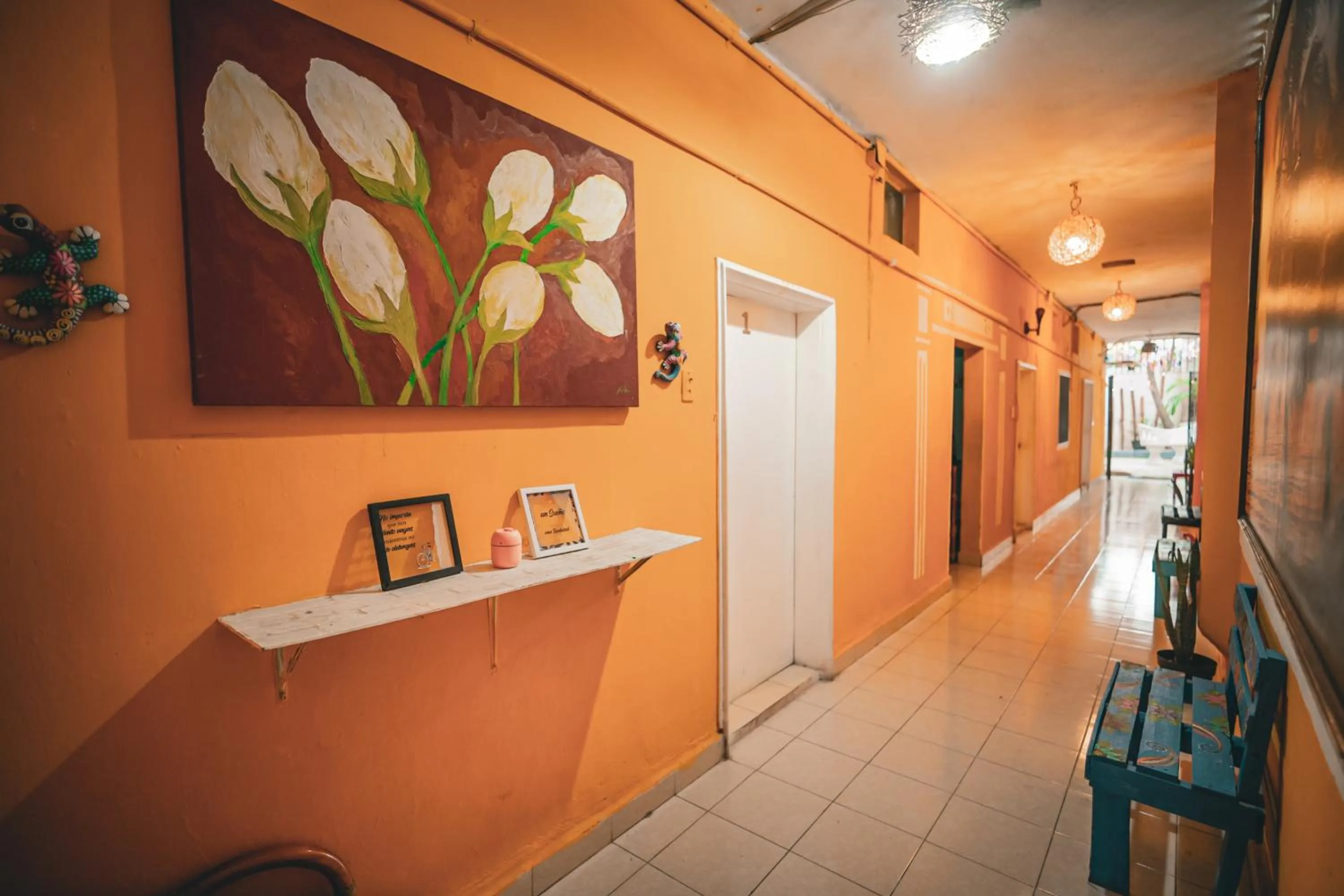 Property building in Hotel Posada Aurora