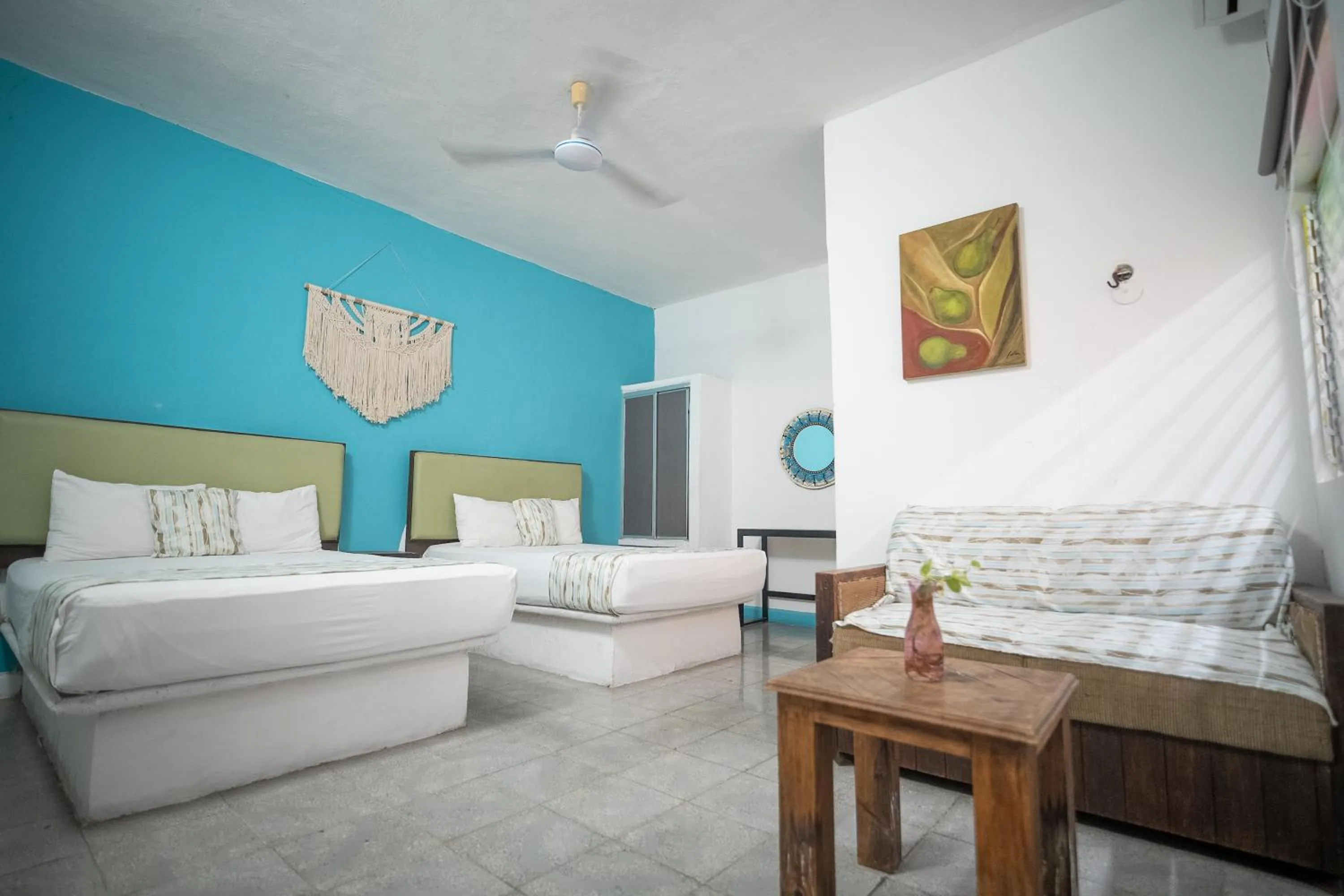 Bed in Hotel Posada Aurora