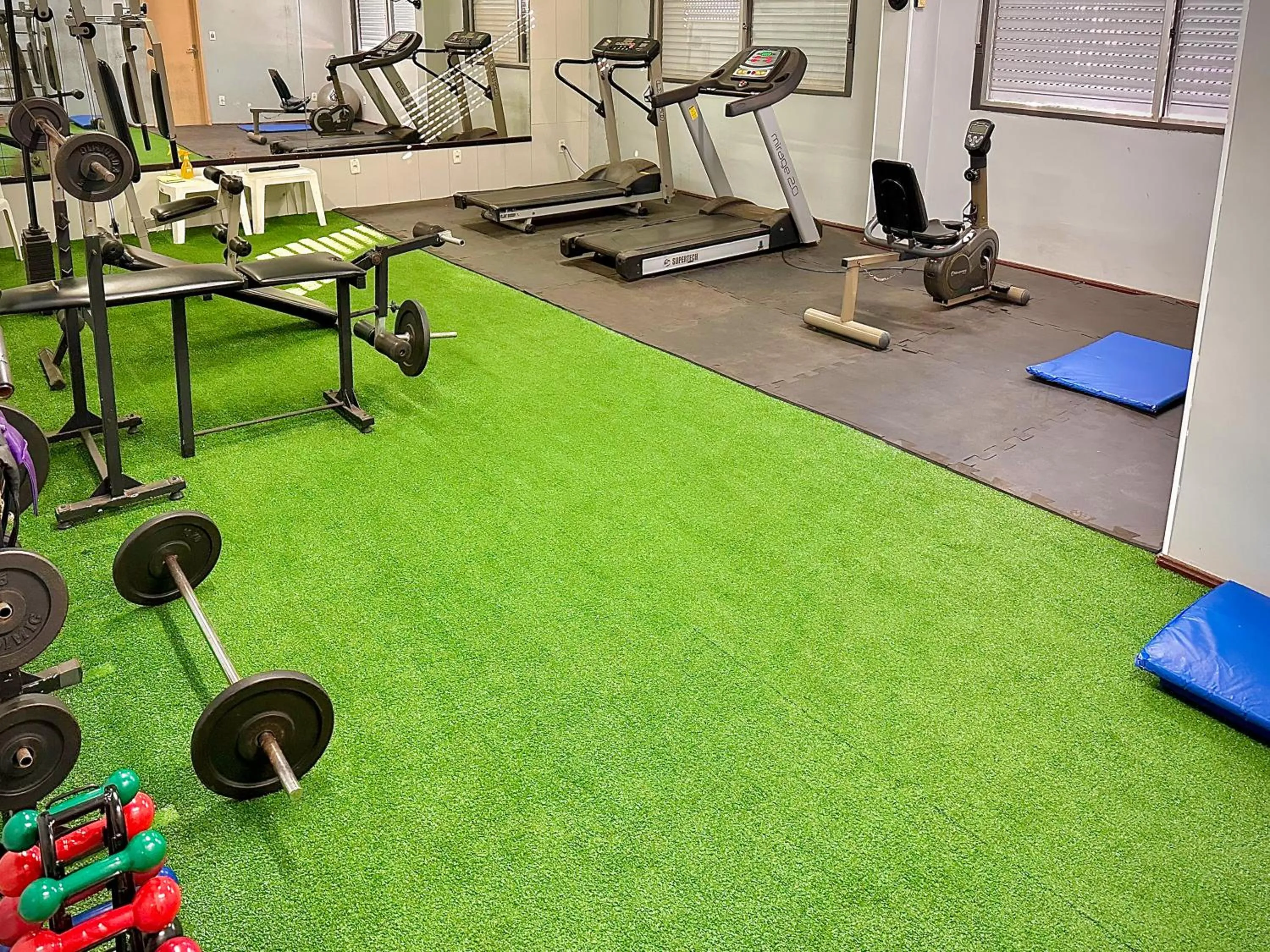 Fitness centre/facilities in Tri Hotel Lajeado