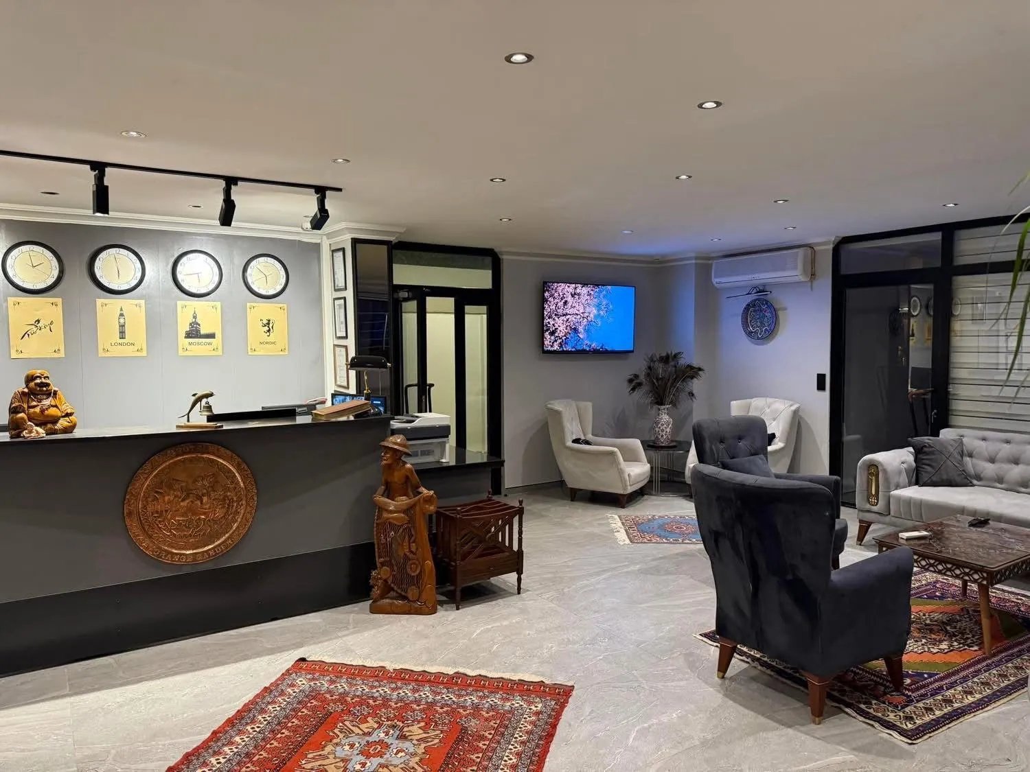 Lobby or reception in Orange Garden Aparts & Hotel THE NORDIC