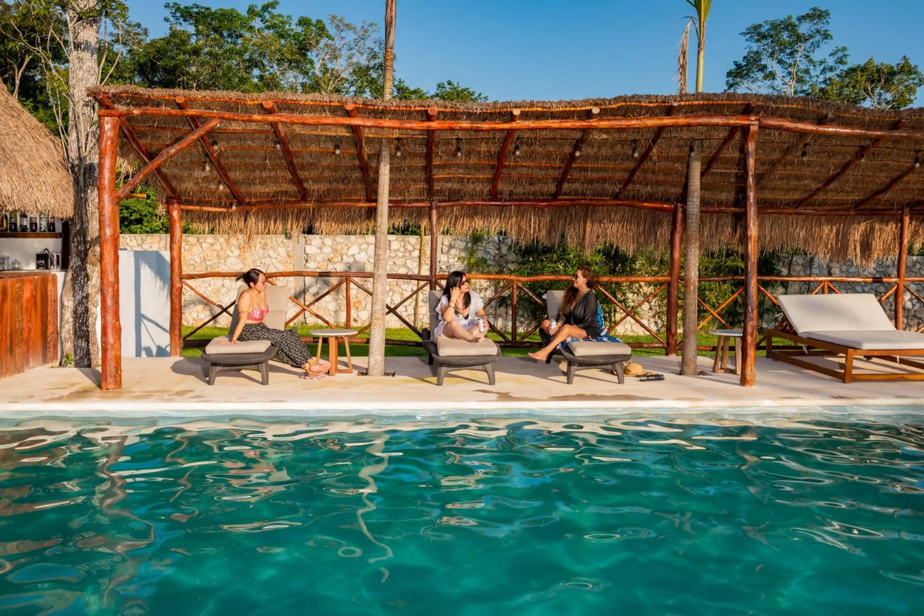 Swimming pool in Xakluum Eco Glampings