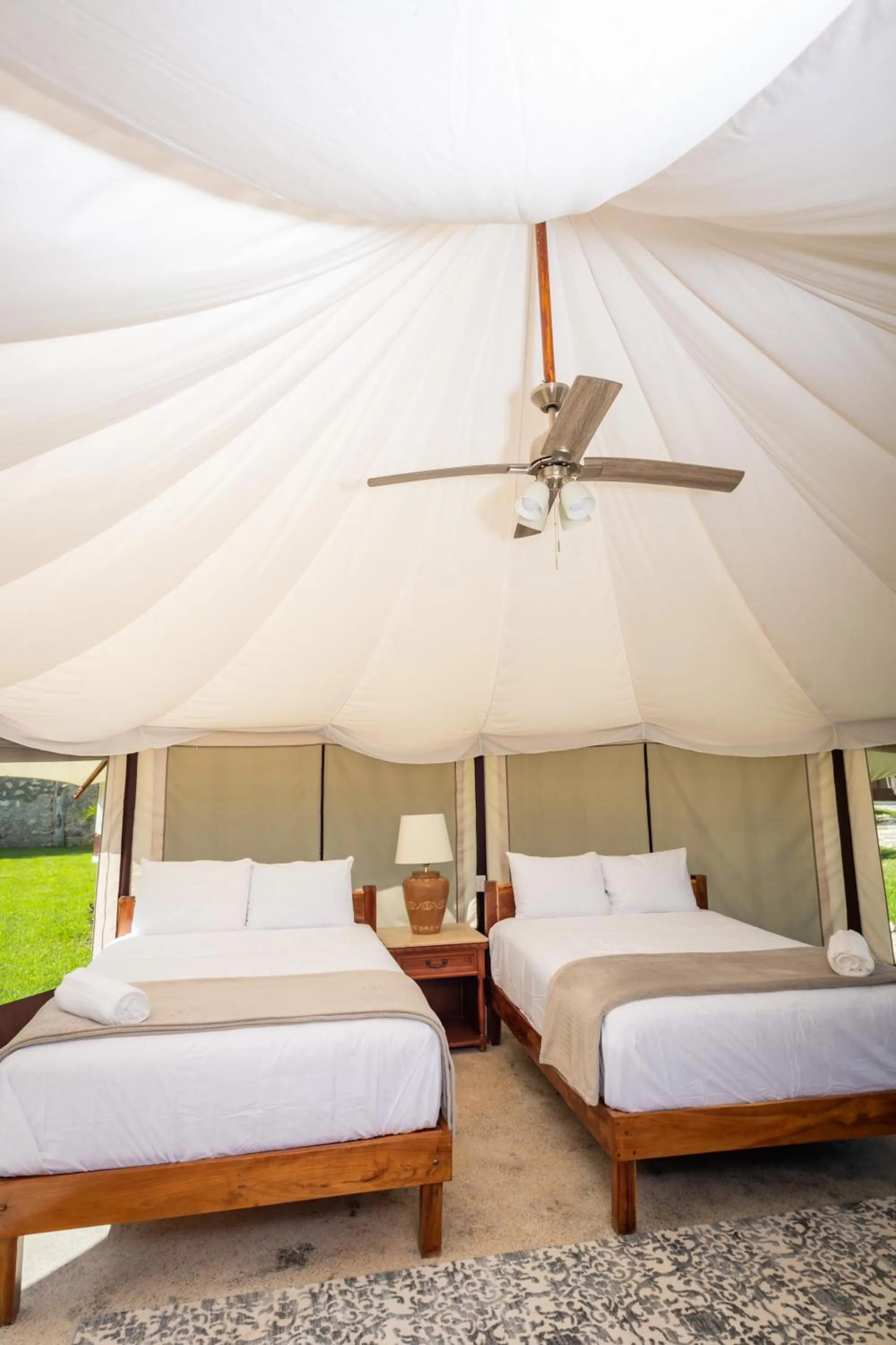 Bed in Xakluum Eco Glampings