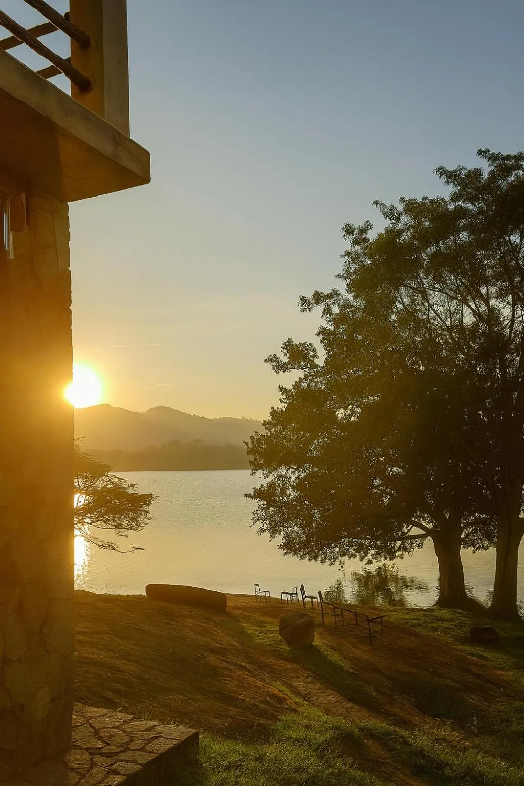 Natural landscape in castle palace kandy