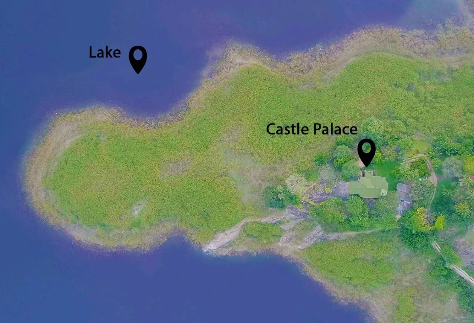 Property building in castle palace kandy