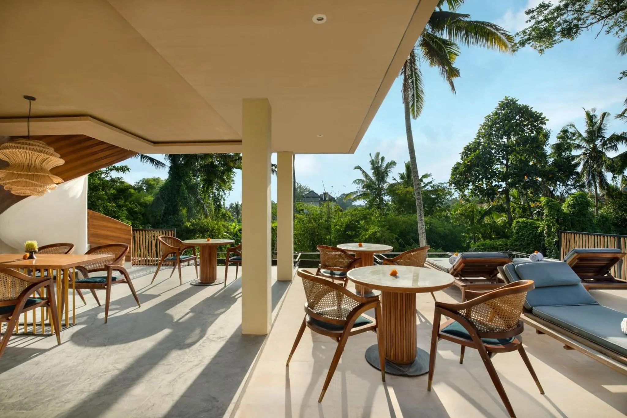 Restaurant/places to eat in Suara Alam Ubud Villa by Ini Vie Hospitality