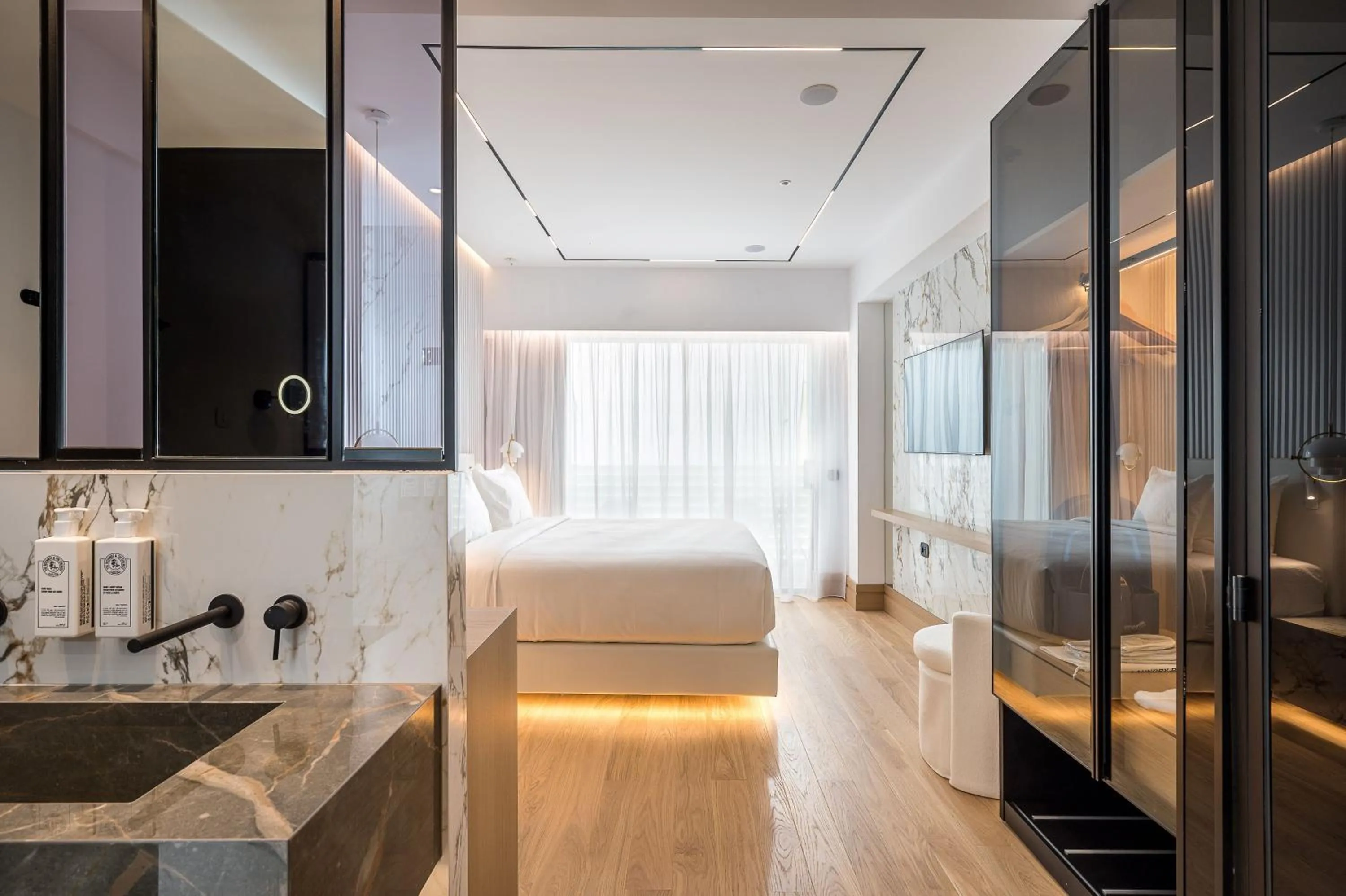 Bed in Ethereal White Resort Hotel & Spa - Adults Only