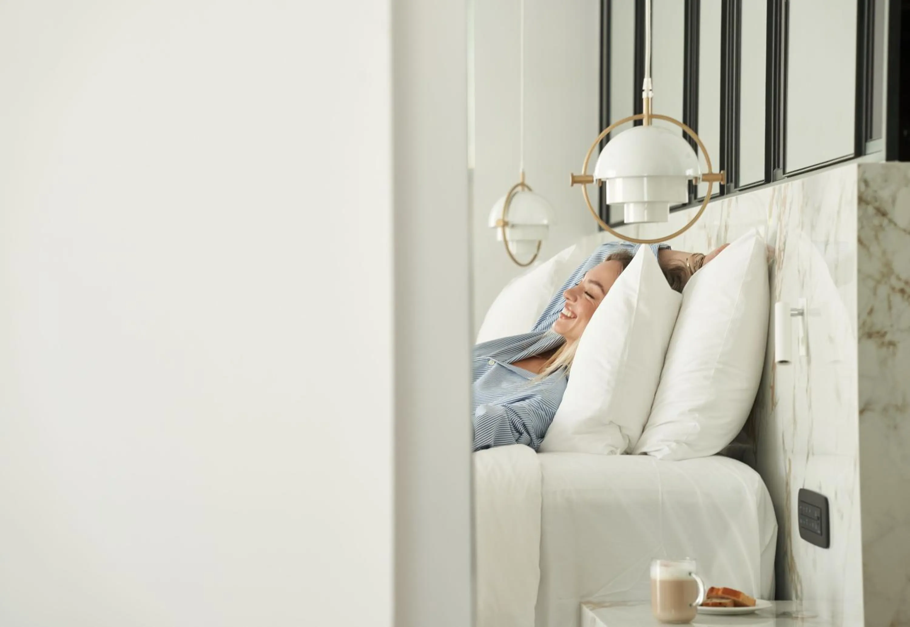 Bed in Ethereal White Resort Hotel & Spa - Adults Only