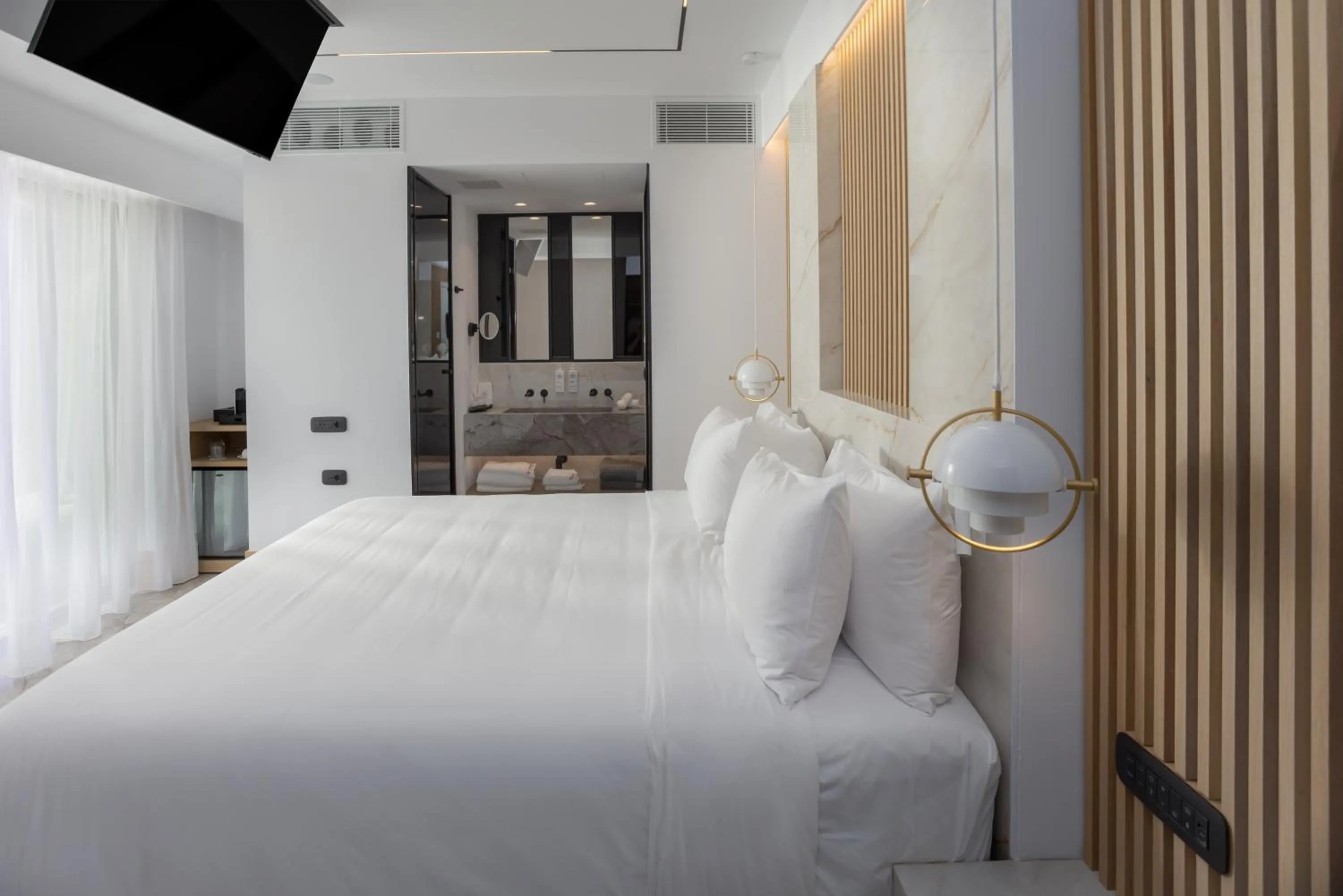 Bed in Ethereal White Resort Hotel & Spa - Adults Only