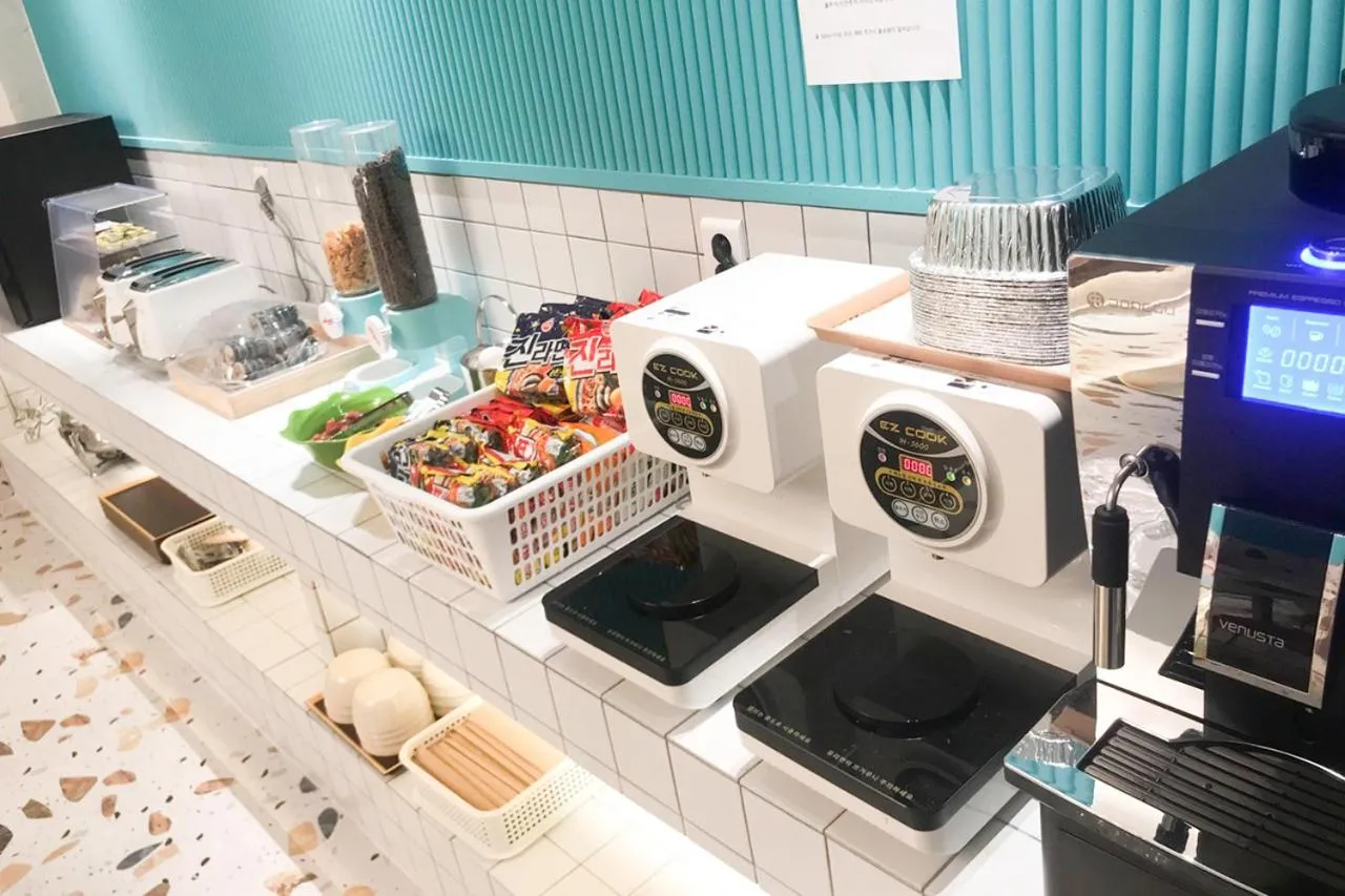 Buffet breakfast in Hotel February Tongyeong Jukrim