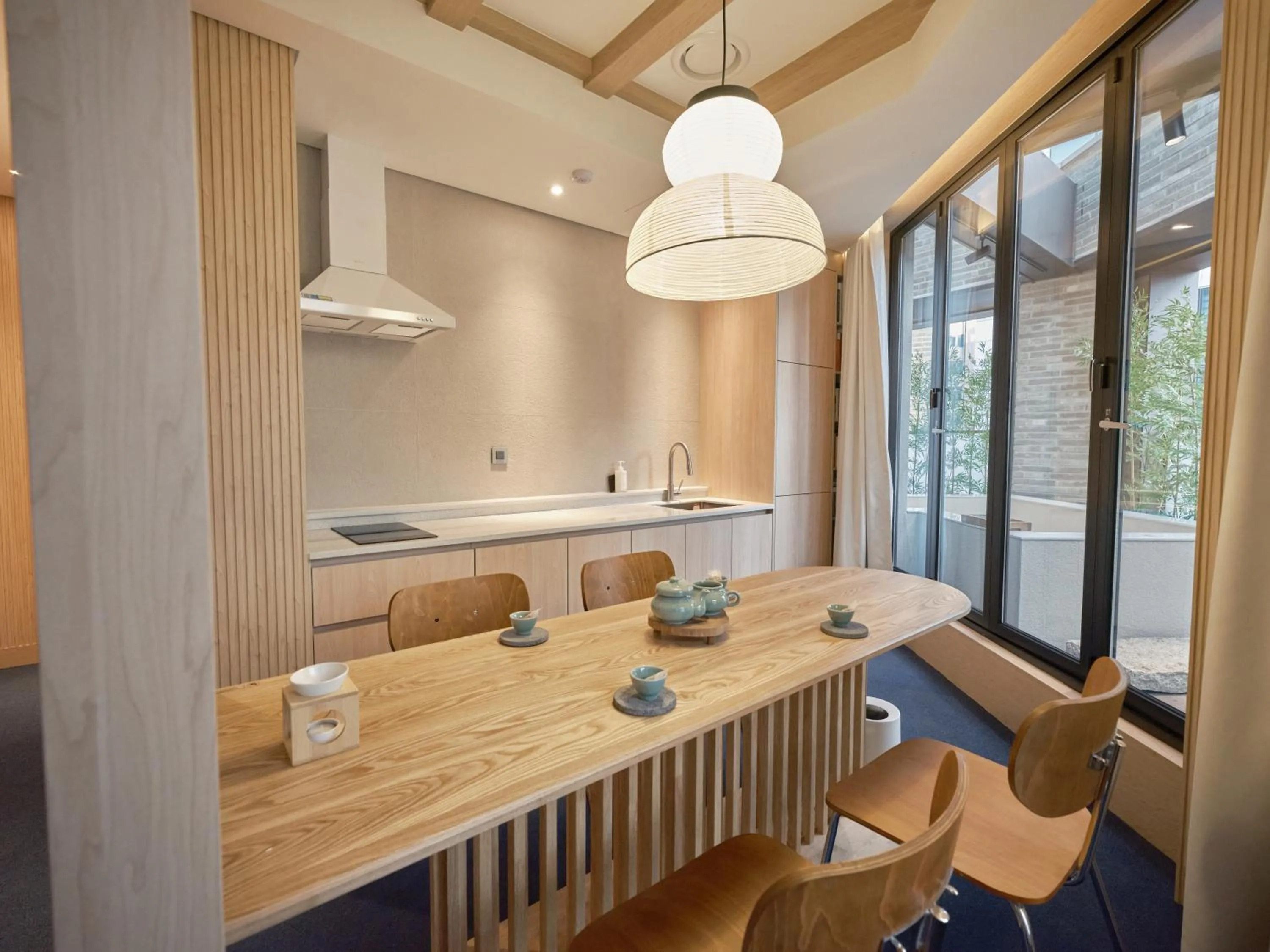 kitchen in UH Suite Seoul Square