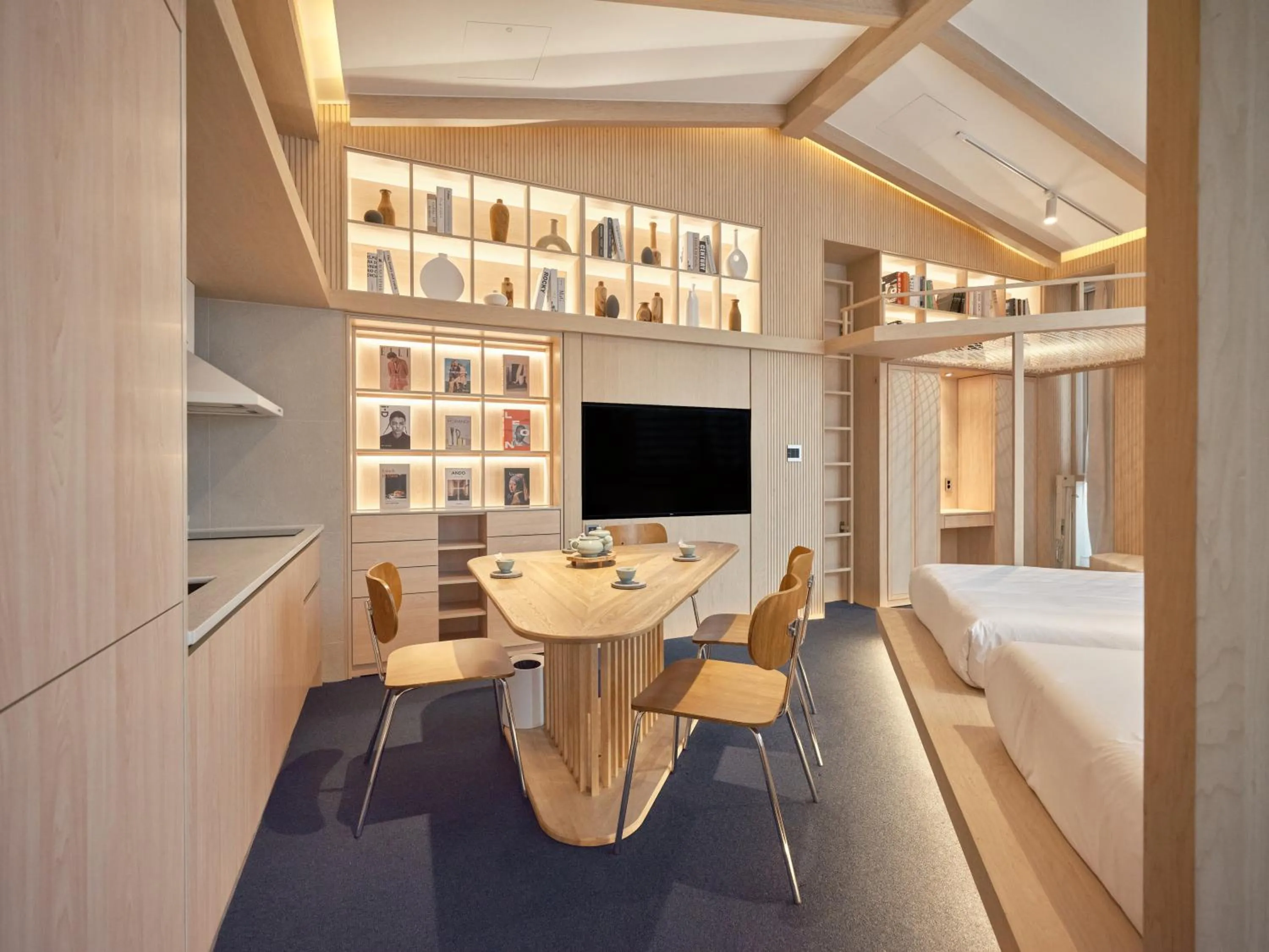 Dining area in UH Suite Seoul Square