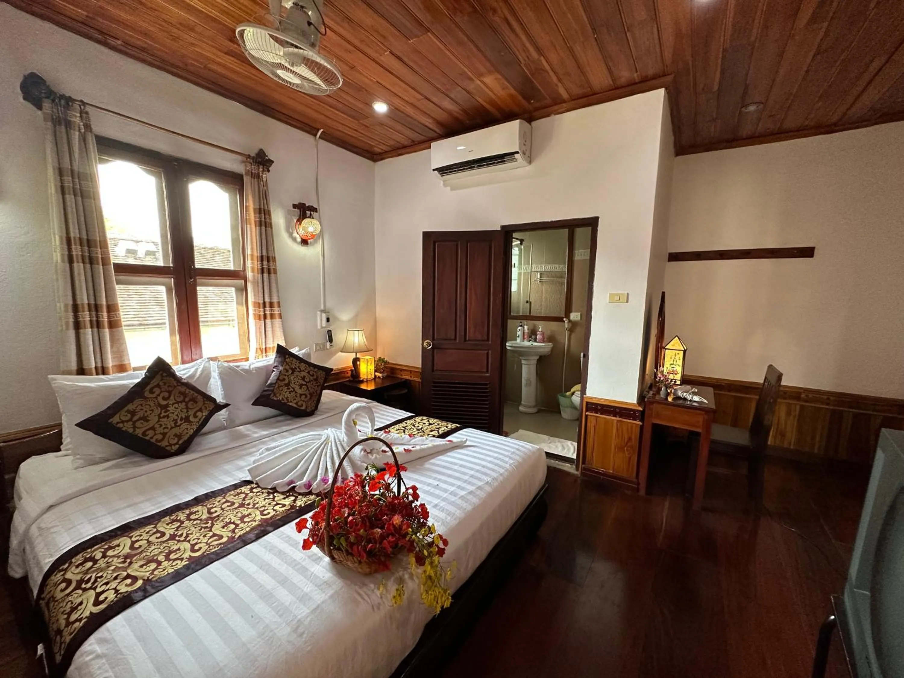 Bedroom, Bed in Villa Thida Mekong Riverside