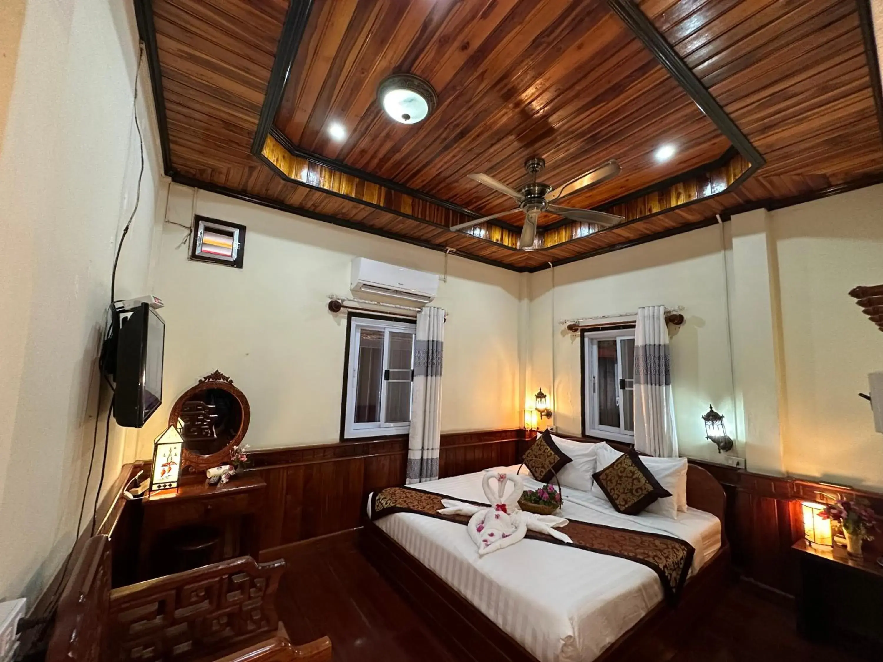 Deluxe Single Room - single occupancy in Villa Thida Mekong Riverside Deluxe Single Room - single occupancy in Villa Thida Mekong Riverside